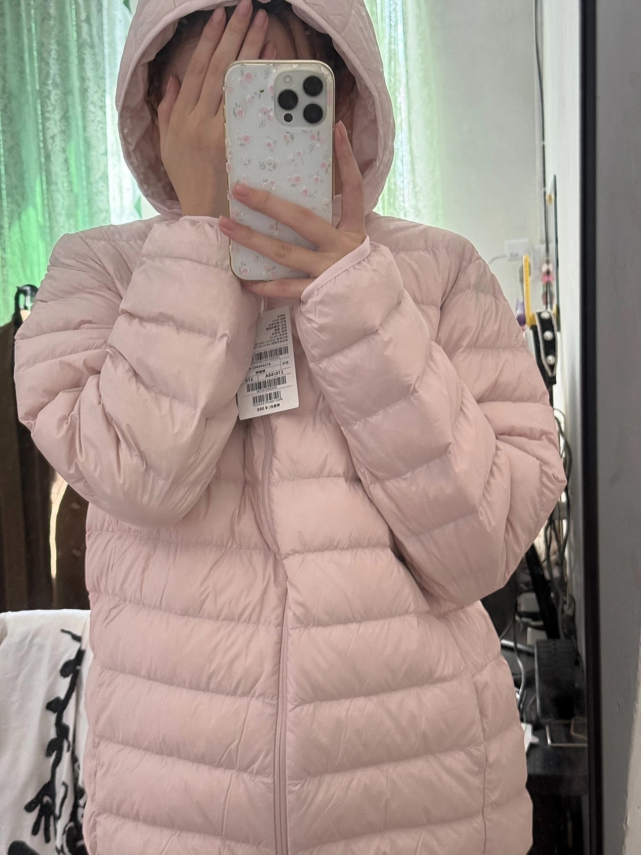 粉nun羽绒服get冬日松弛感