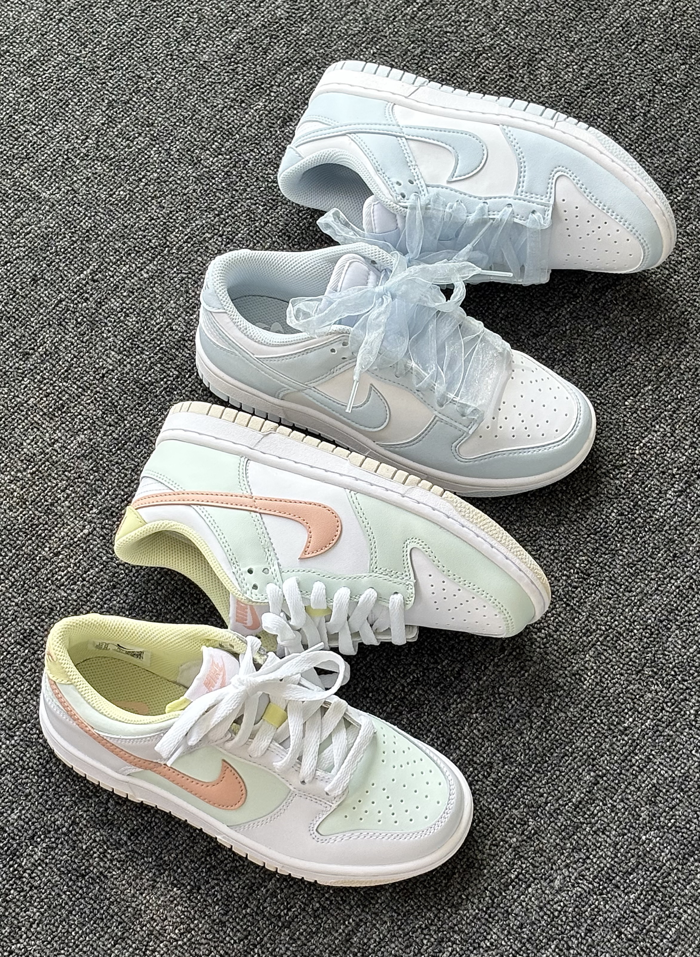 为了追到你 买了新的Nike ✨薄荷绿🍀vs冰川蓝🧊