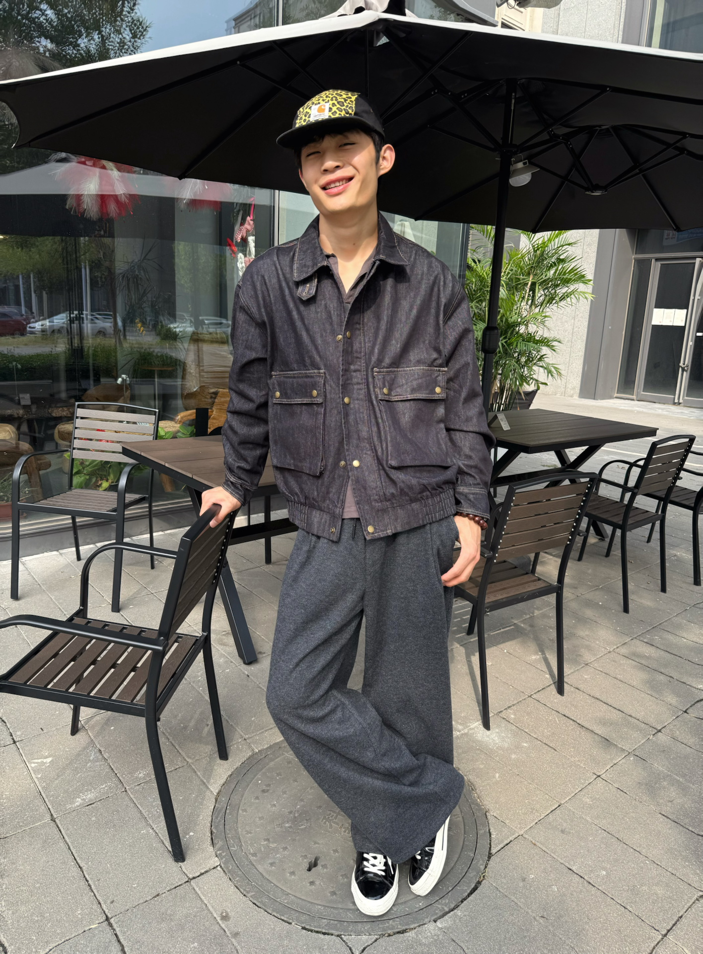 早秋工装牛仔夹克|松弛感拉满