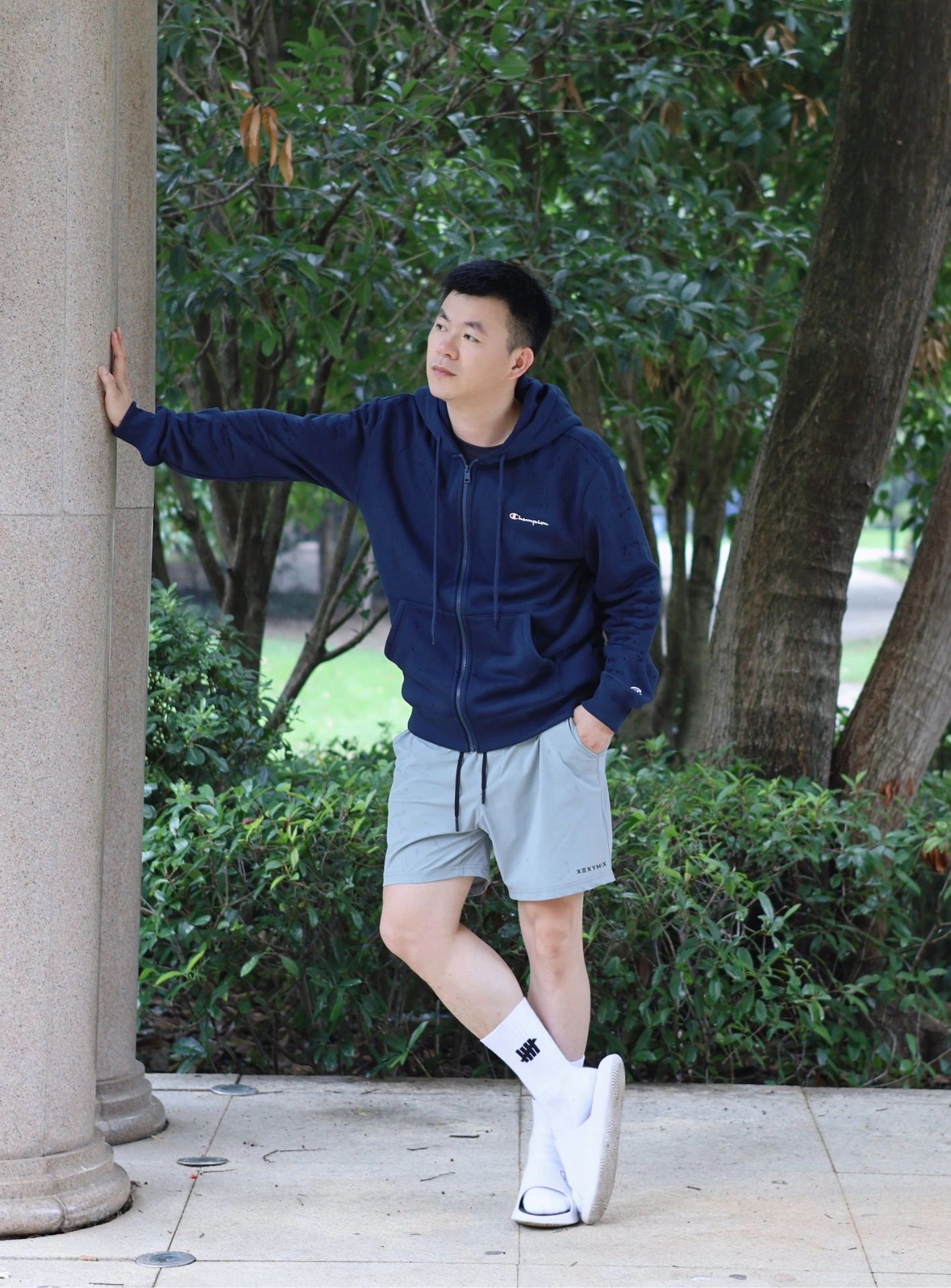 早秋懒人休闲搭 轻松穿出清爽少年感