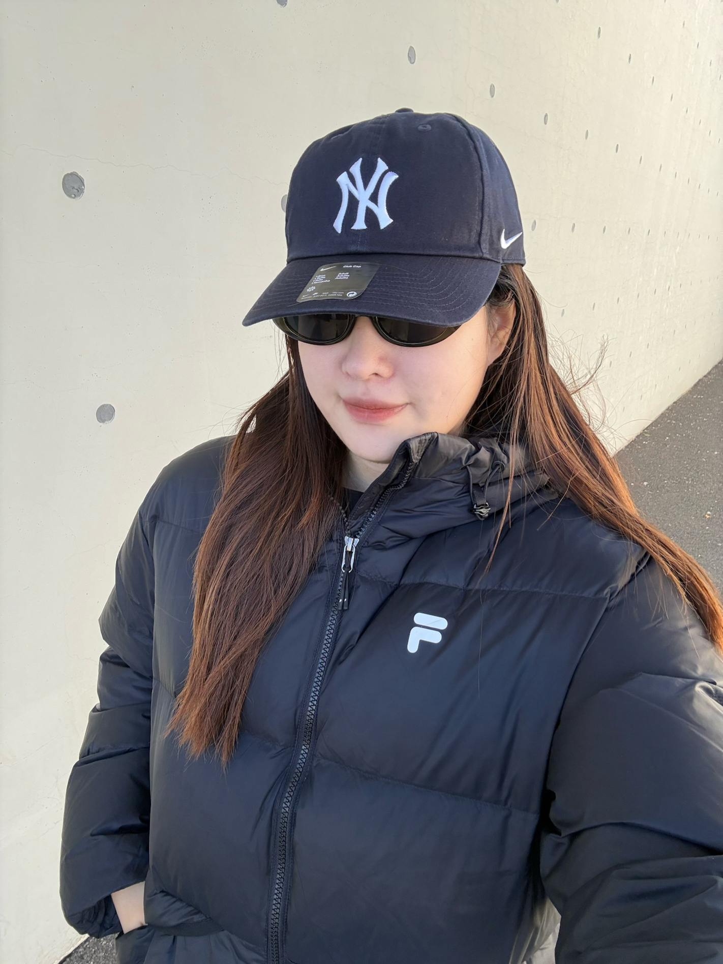 早秋出行 🍂| FILA FUSION羽绒服搭配豹纹鞋带老爹鞋