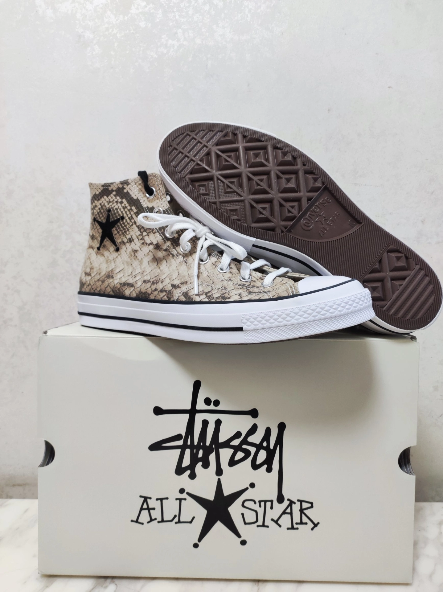 Converse&Stussy蟒蛇联名超帅的！