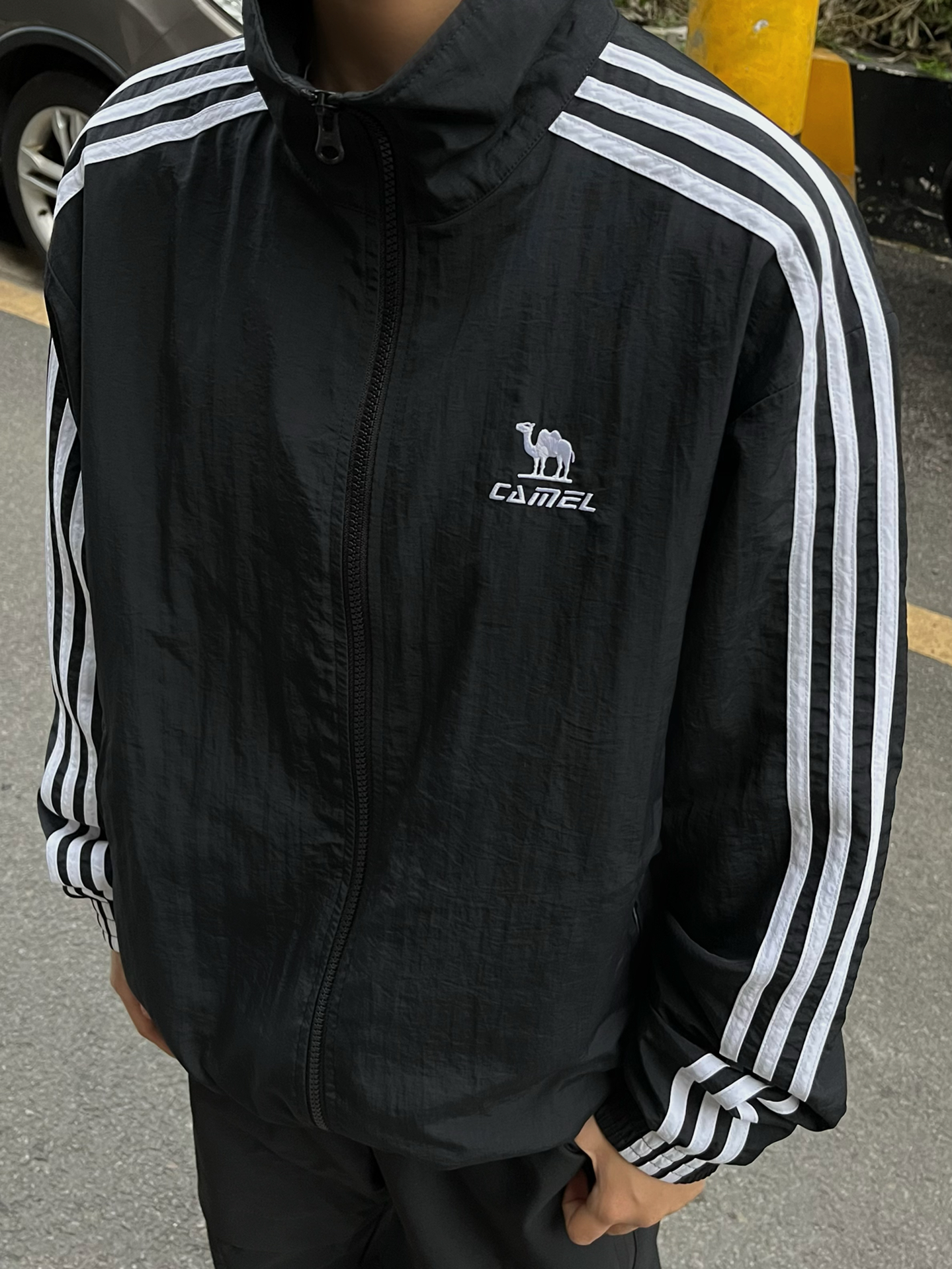 条纹外套太香！骑行游玩都好搭😎