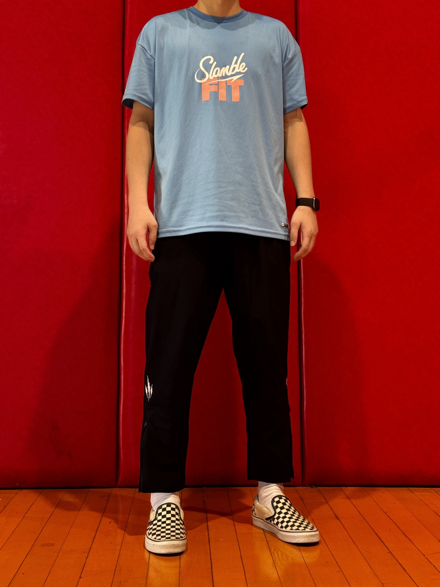 蓝色的Slamble九分裤真的百搭哦‼️