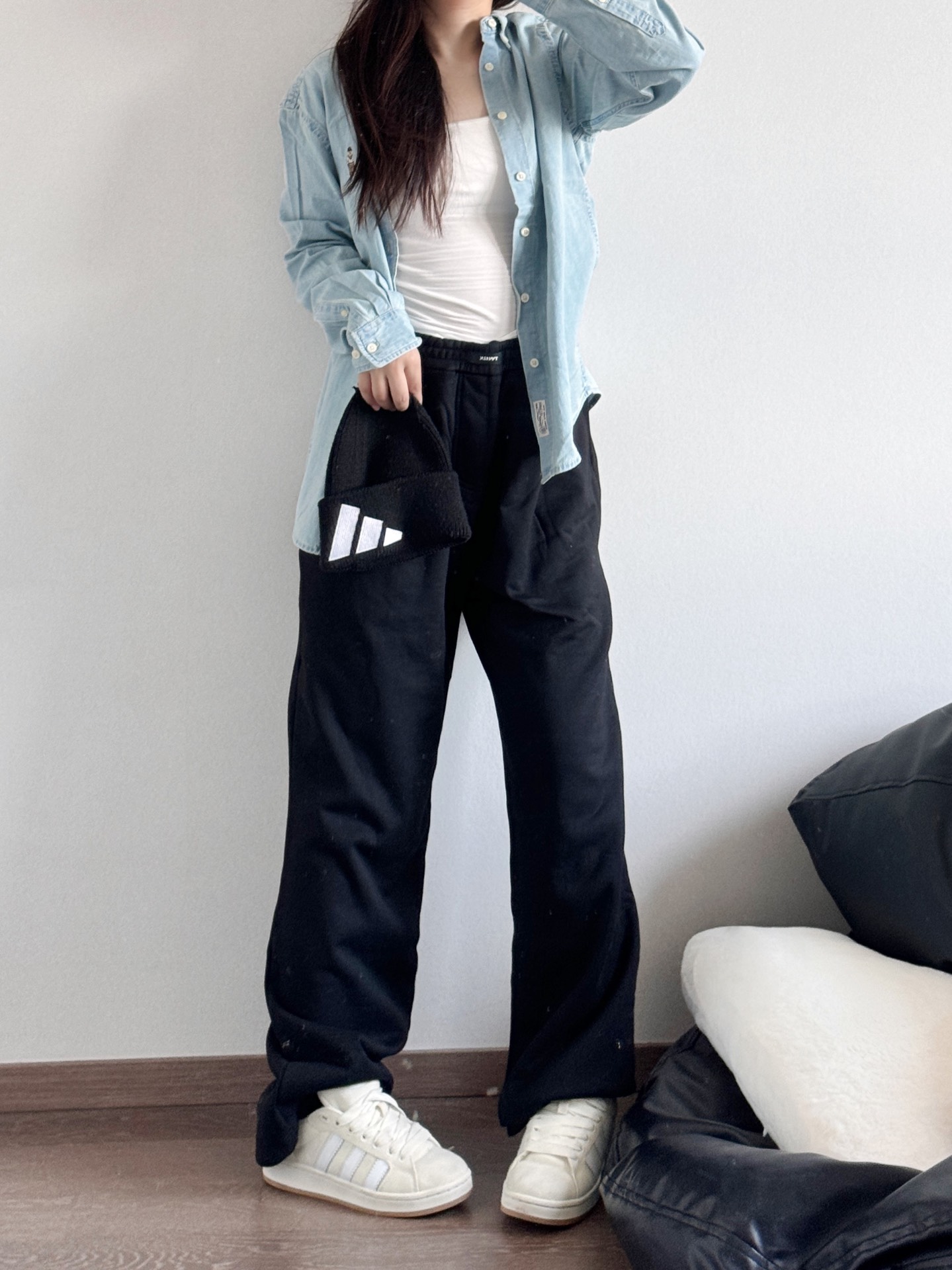 Adidas少女👋🏻蓝色系和夏天好搭~