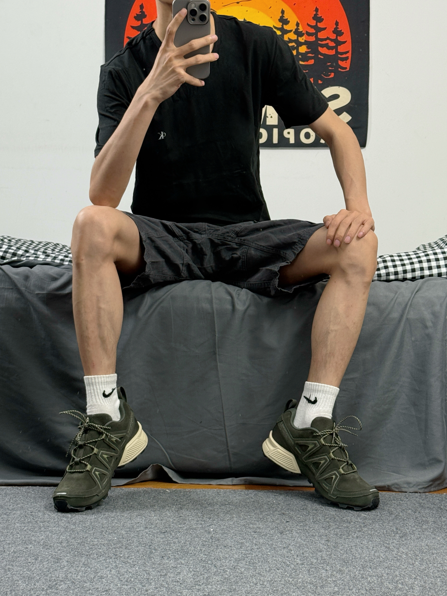 牛仔穿搭 | 174男生的夏日暗黑穿搭