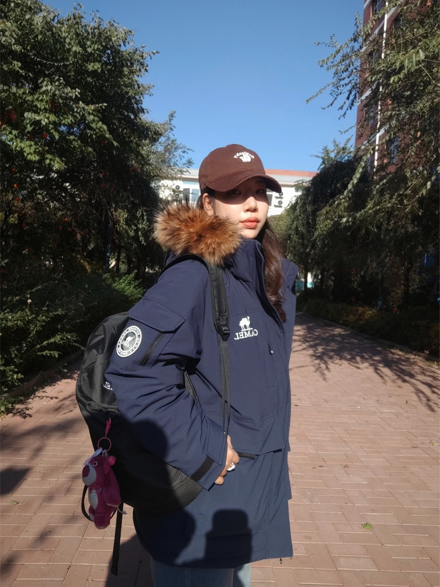 终于找到不臃肿的羽绒服啦🥳