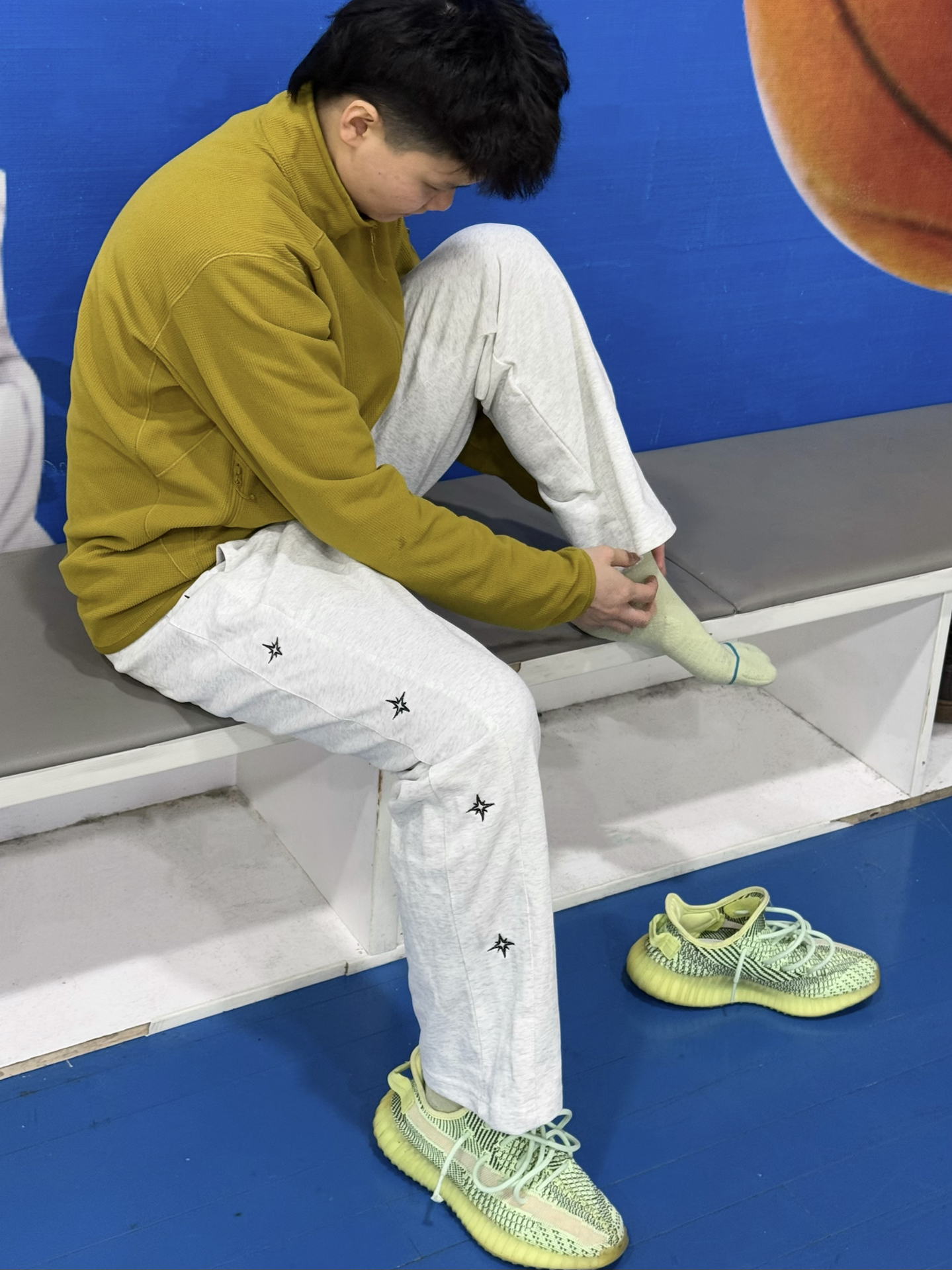 打球热身穿这裤，舒服👍
