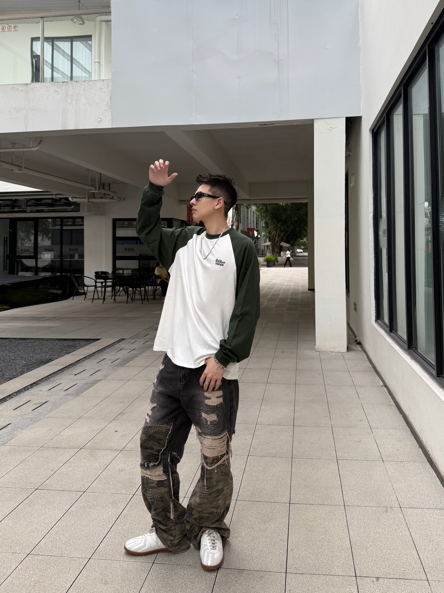 早秋插肩长袖|松弛感男生cityboy穿搭📸