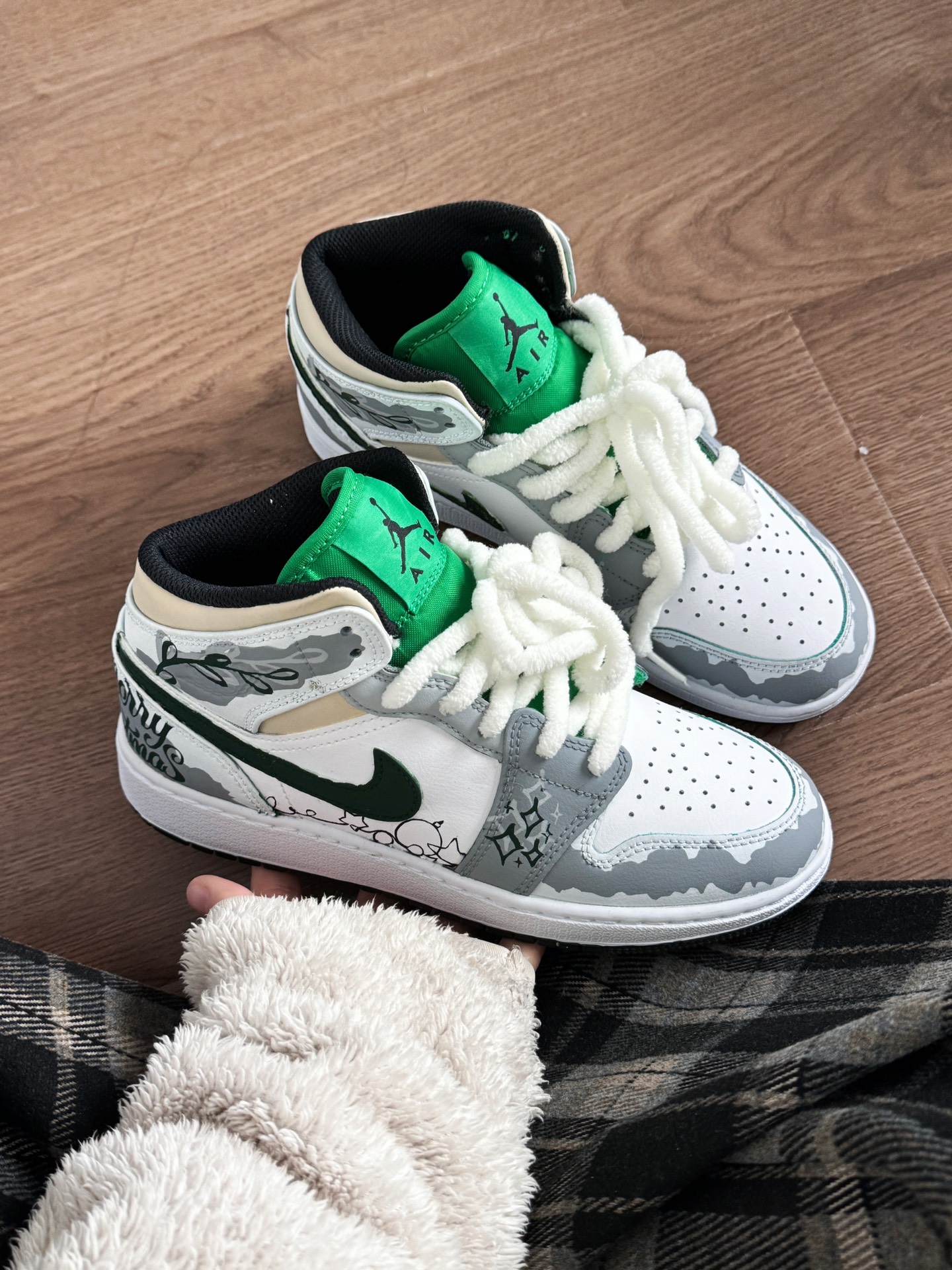 过年穿这双去哈尔滨玩啦~冰雪气息的jordan