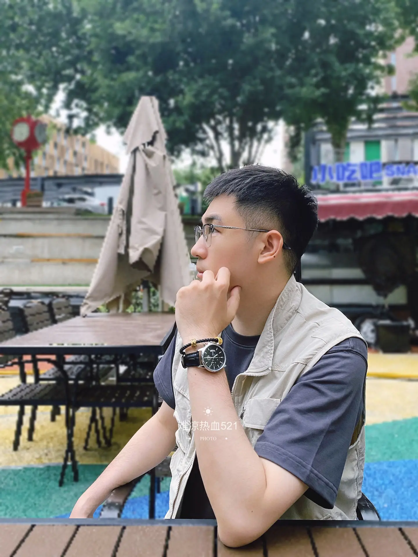 💯这块儿石英表 那妥妥的夏日无敌搭配