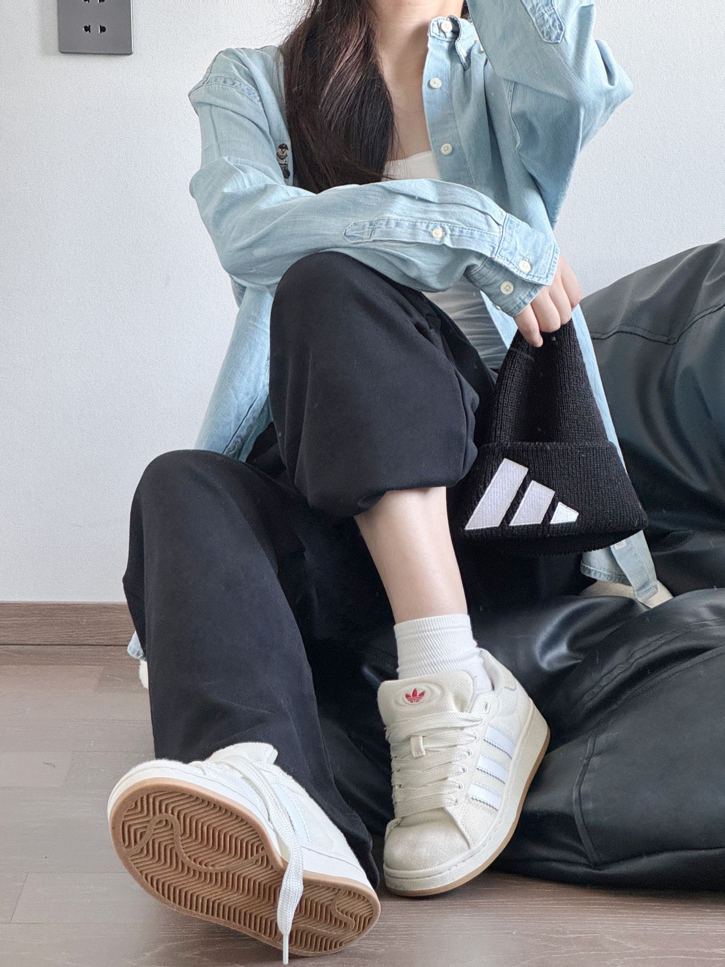 Adidas少女👋🏻蓝色系和夏天好搭~