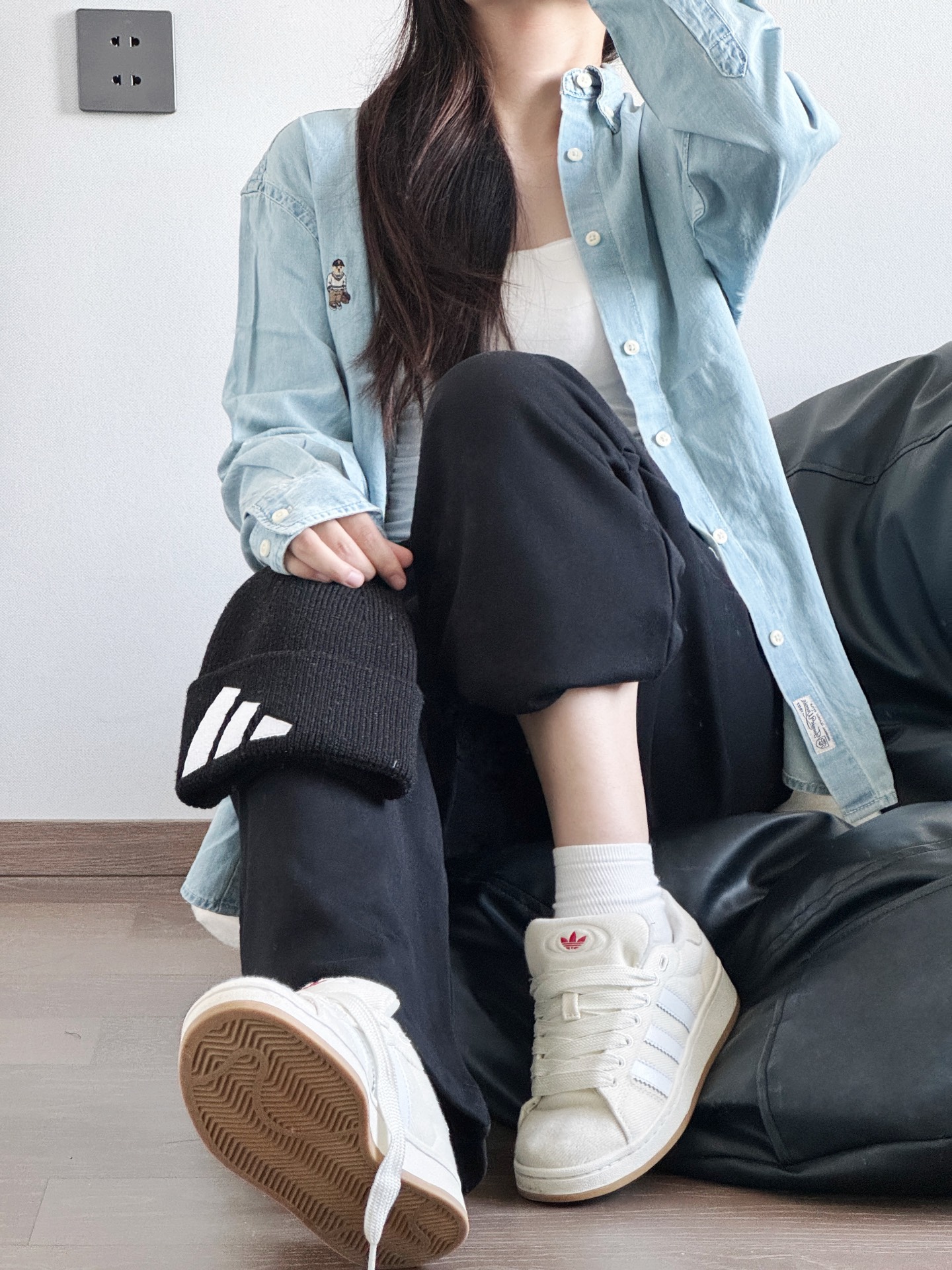 Adidas少女👋🏻蓝色系和夏天好搭~