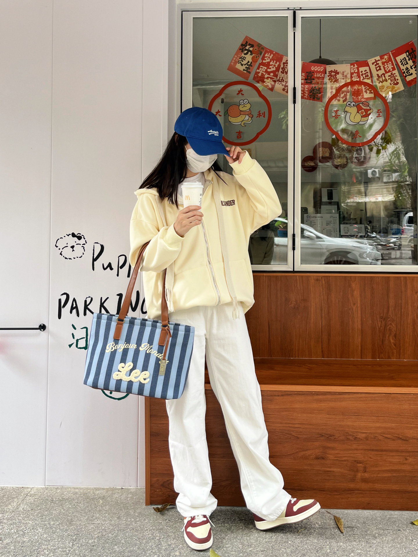 心动浅春系 | 卫衣外套➕条纹托特给的舒适感💙
