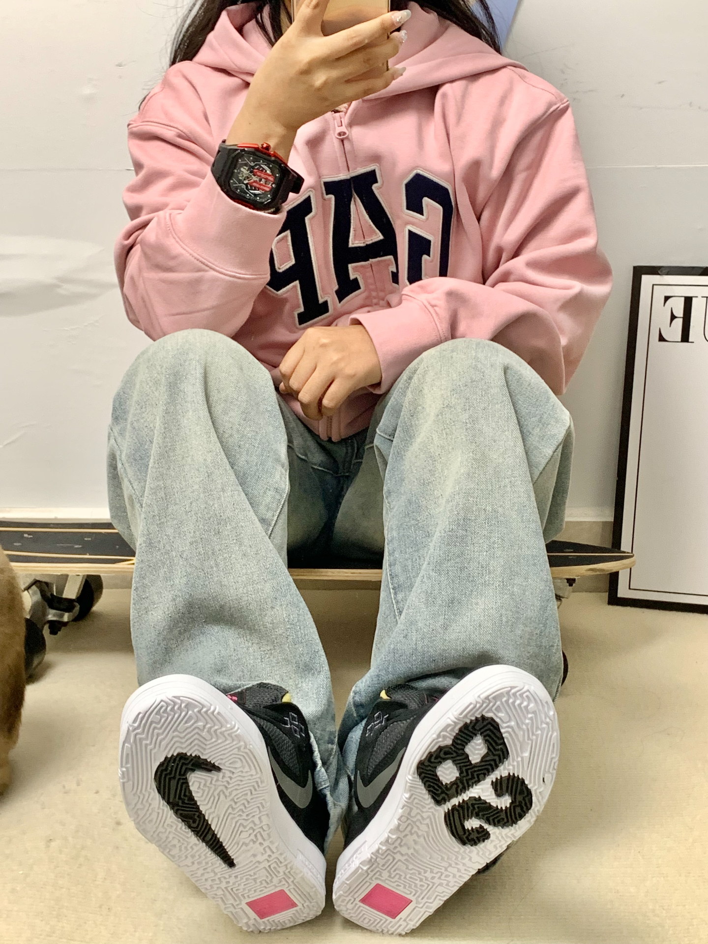 冬日元气少女粉校园感满满