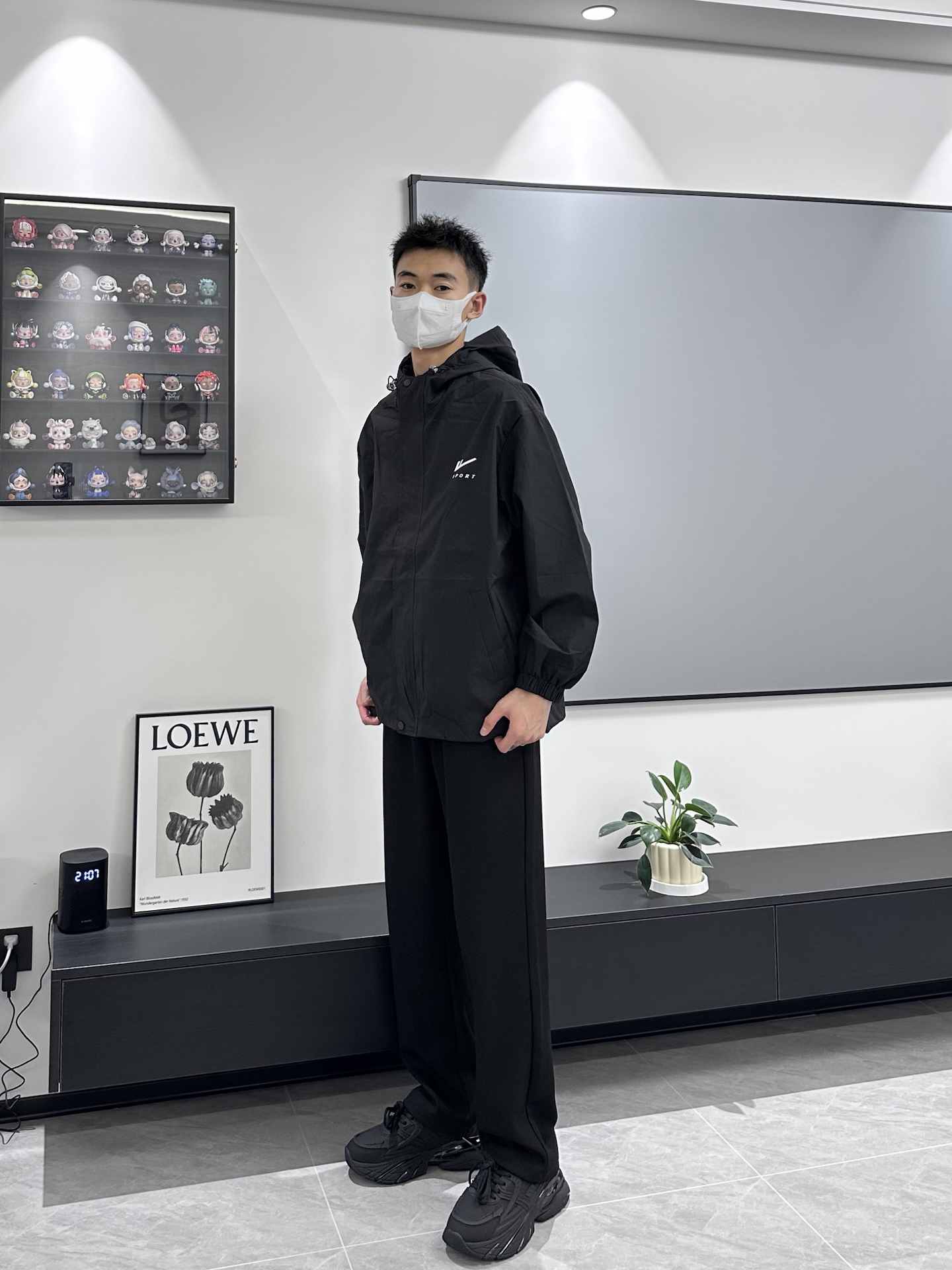 ootd//男生出门一身黑，酷飒宝藏男孩就是你，绝了！