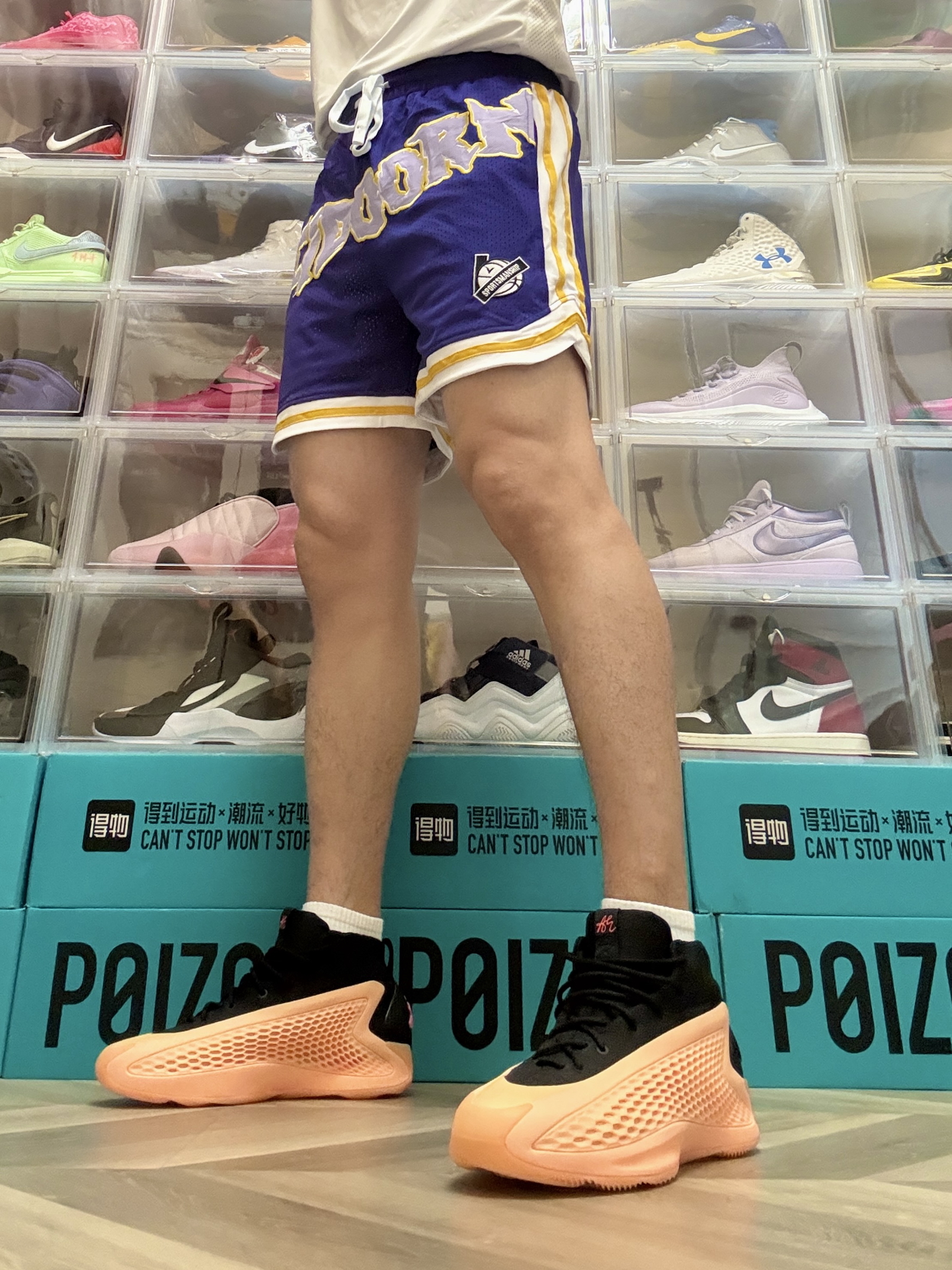 反转刺绣🏀运动短裤🩳
