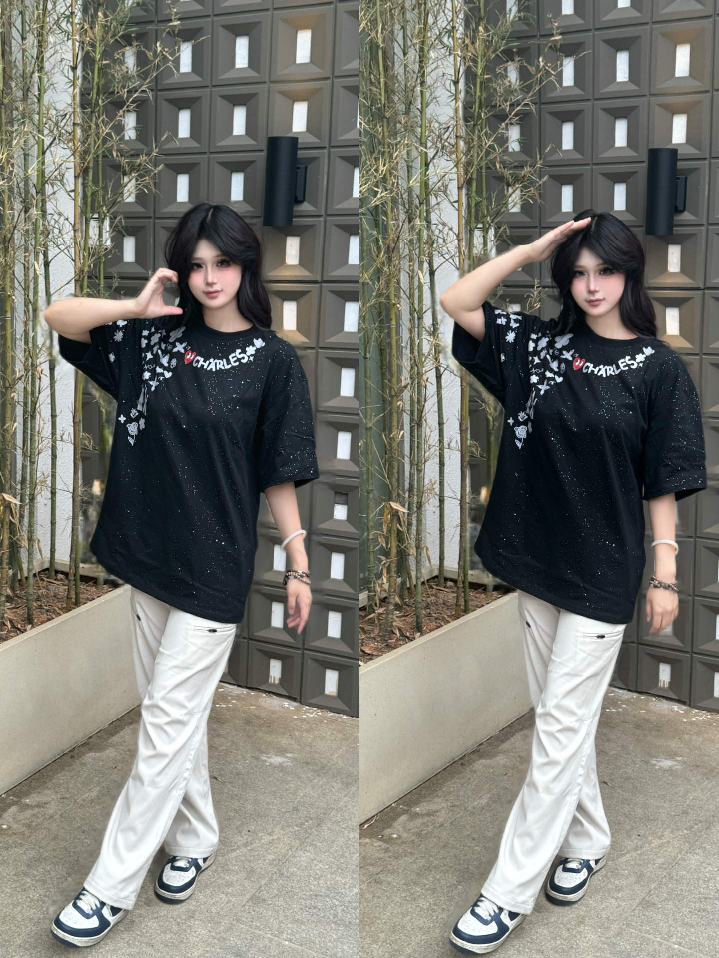 美式复古风格设计上身潮流时尚🥰🥰