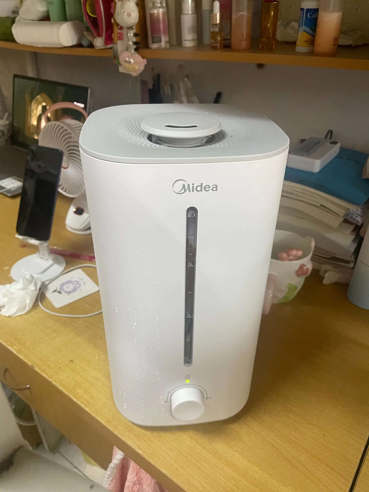 美的加湿器,宿舍用多大合适?