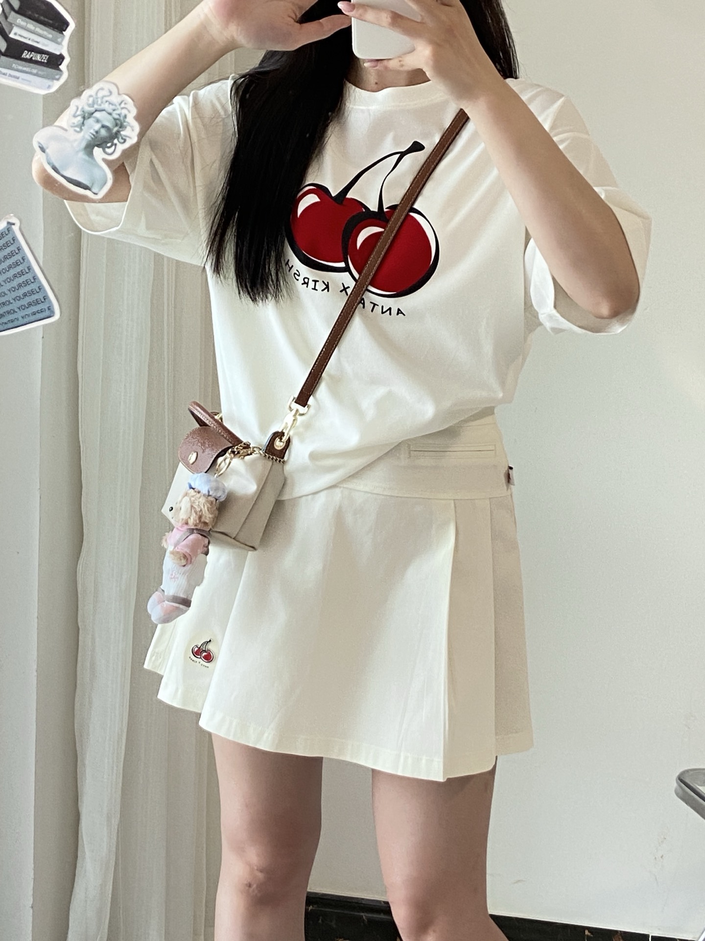 秒变韩女的甜美短裙🍒太爱啦
