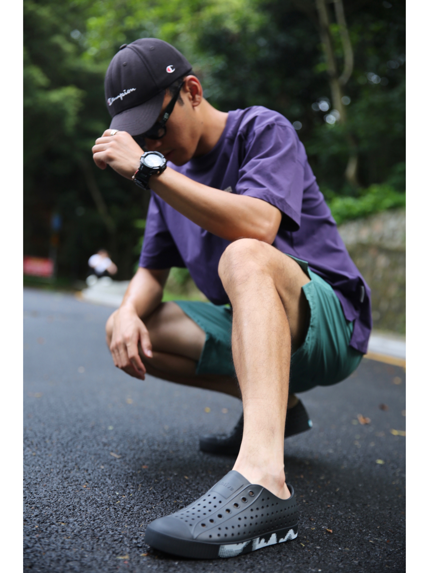 🍆今日上山穿个茄子配色