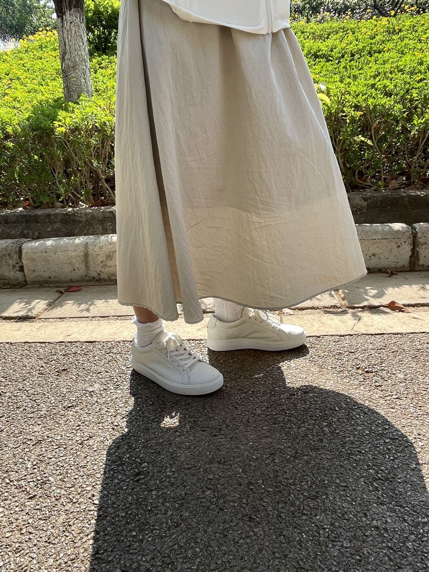 甜妹夏日通勤小白鞋