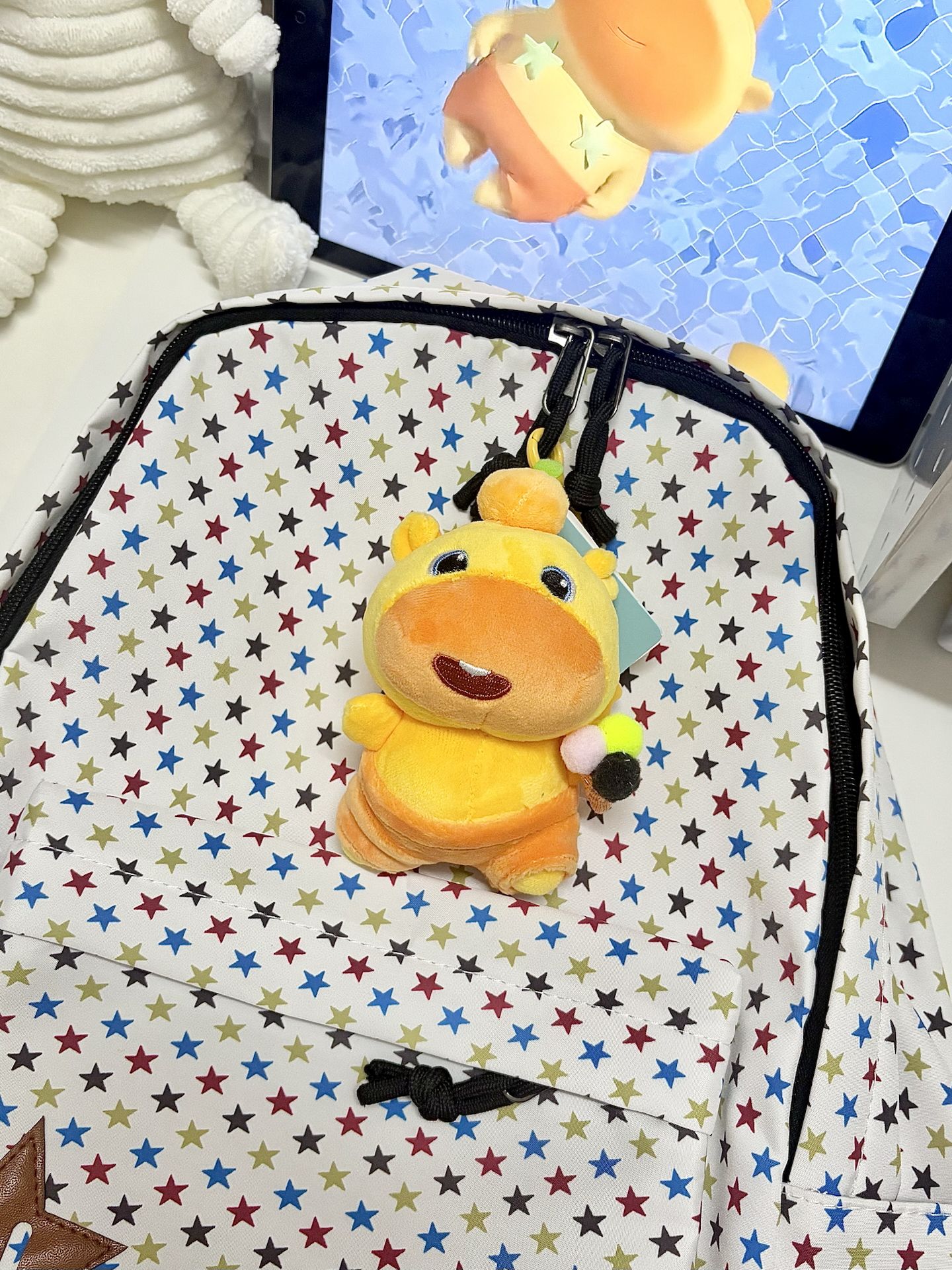 冰淇淋水豚挂件，把夏天挂身上