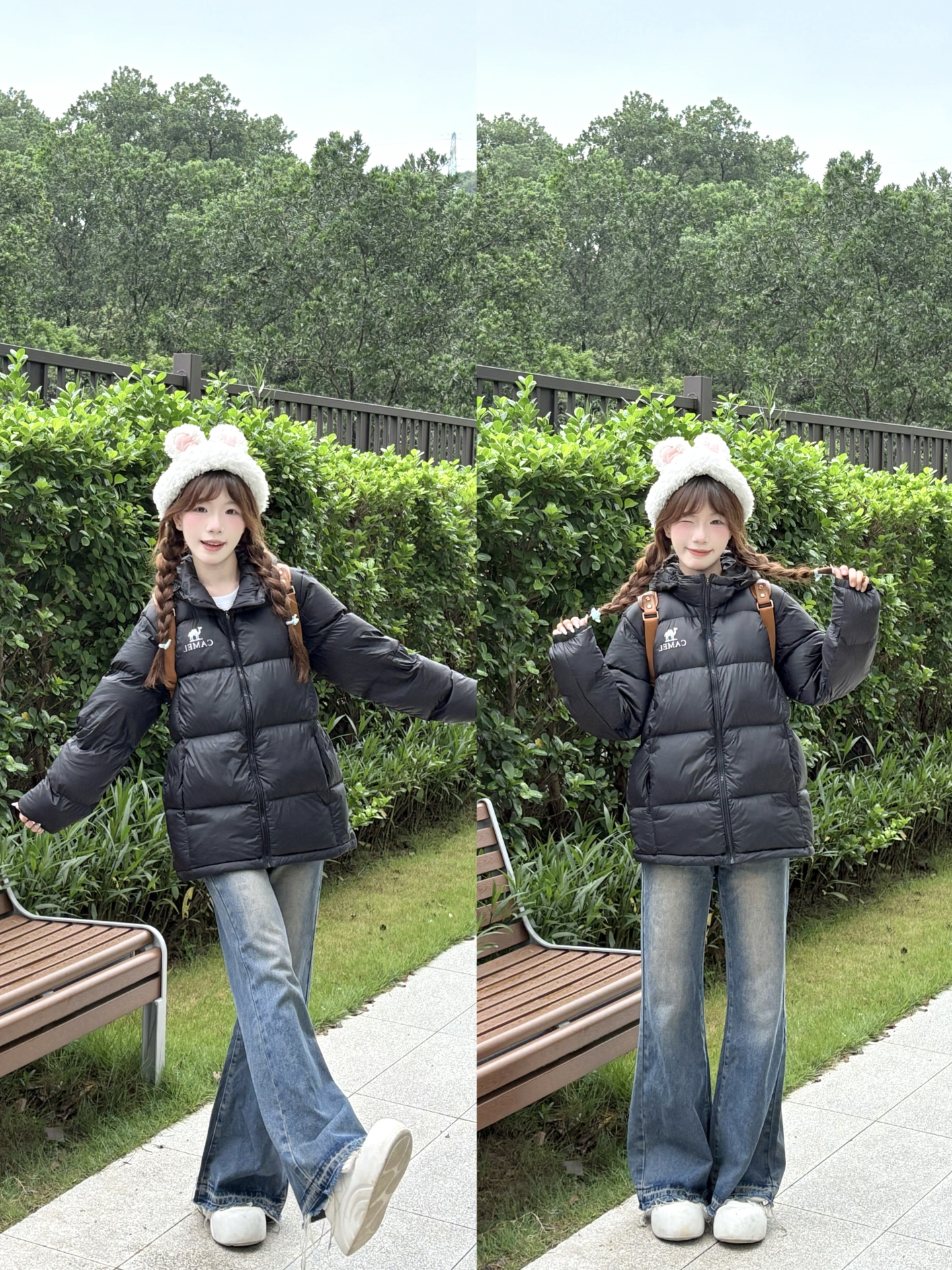 反季入的黑羽绒服！通勤保暖都拿捏🤏