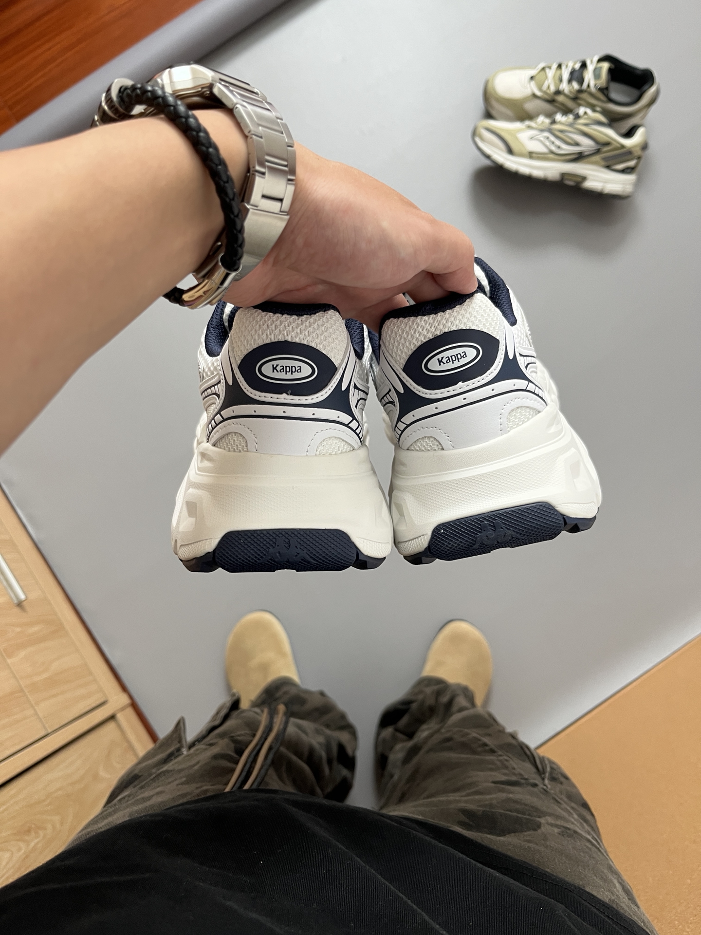 🏃透气小跑➕老爹鞋型👟🟰开学/通勤一脚蹬🥰