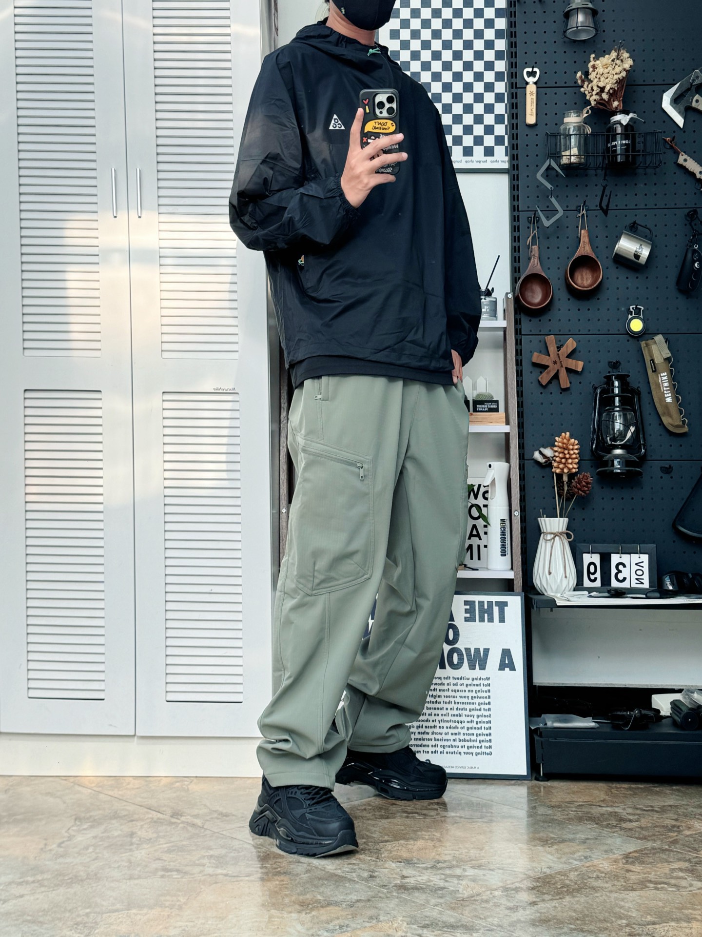 挖到宝藏工装风长裤👖
