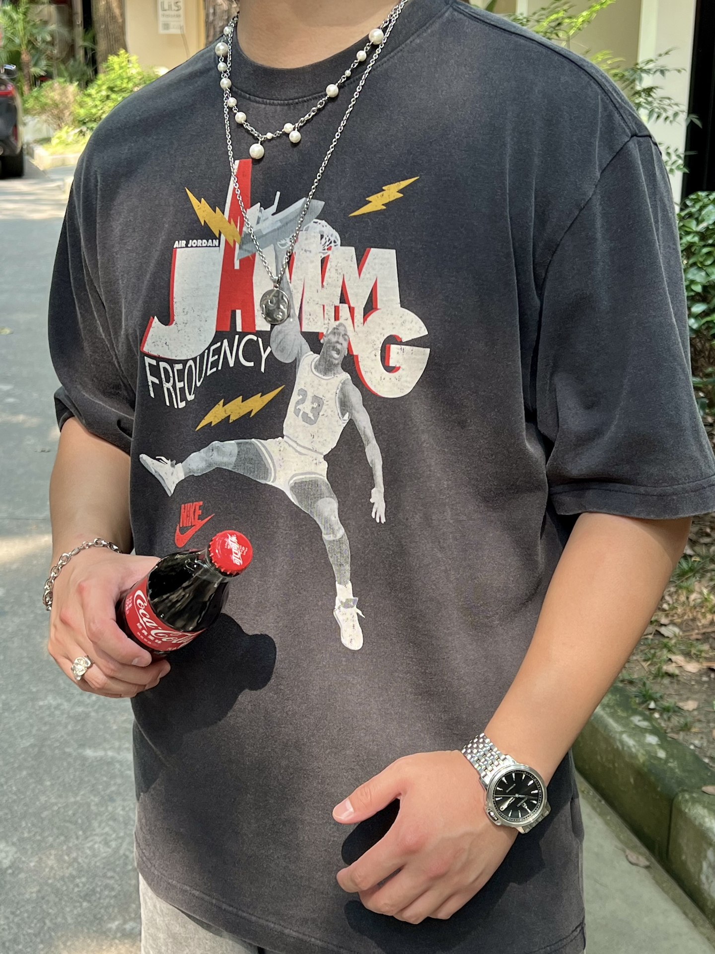 复古潮男短袖必备