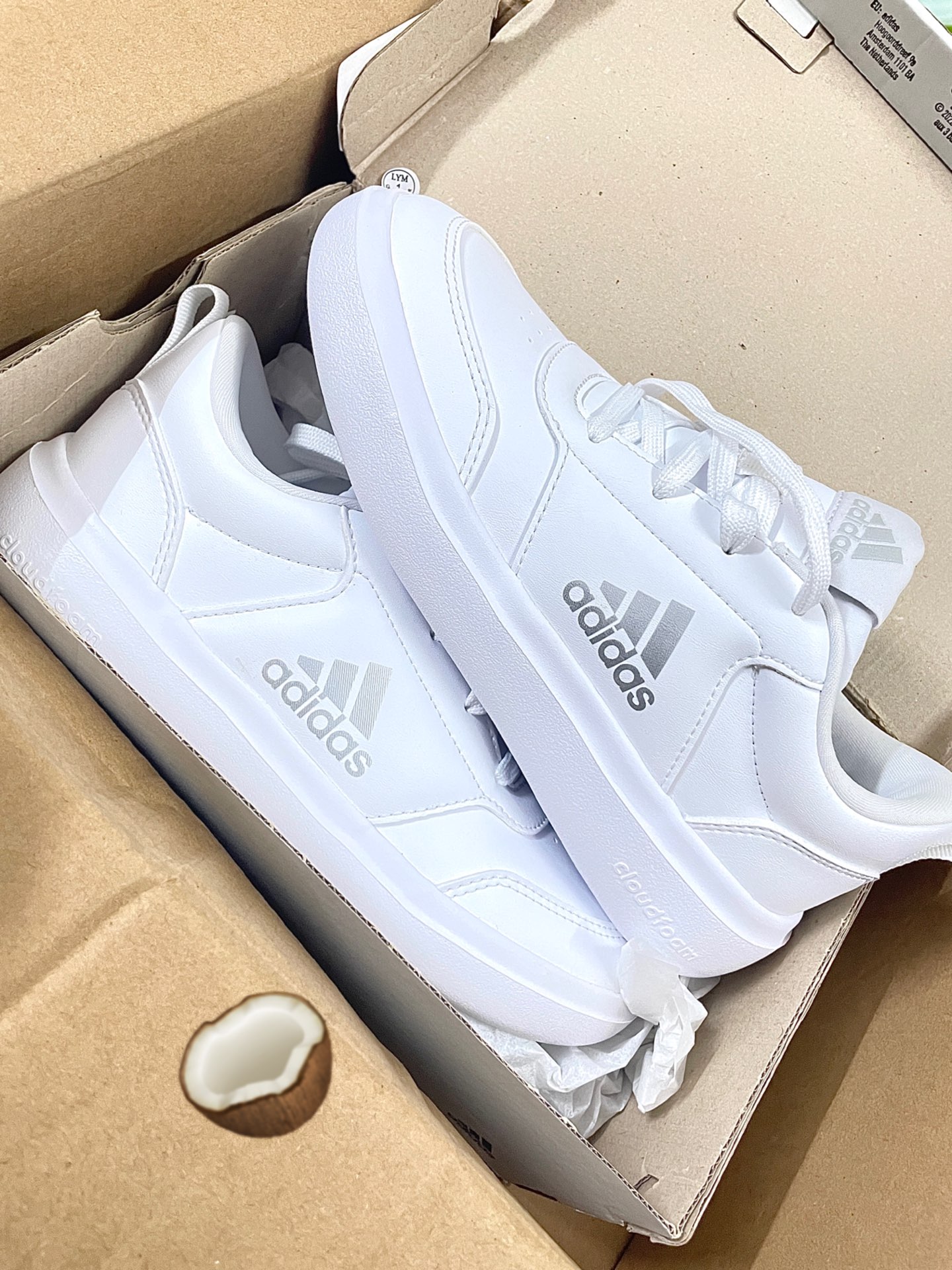 给娃的舒适小白鞋👟