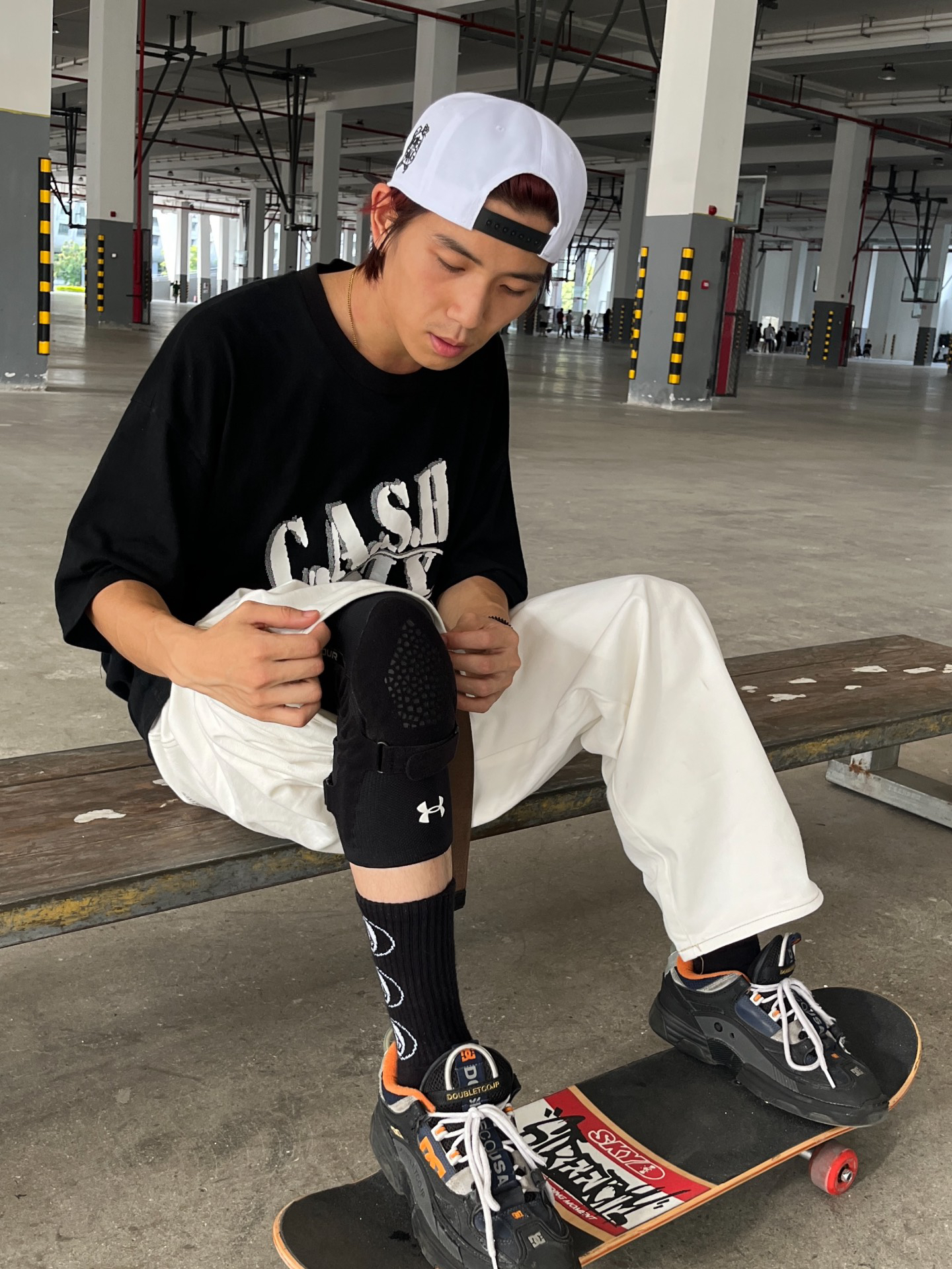 滑板党护膝体验，安全感拉满🛹