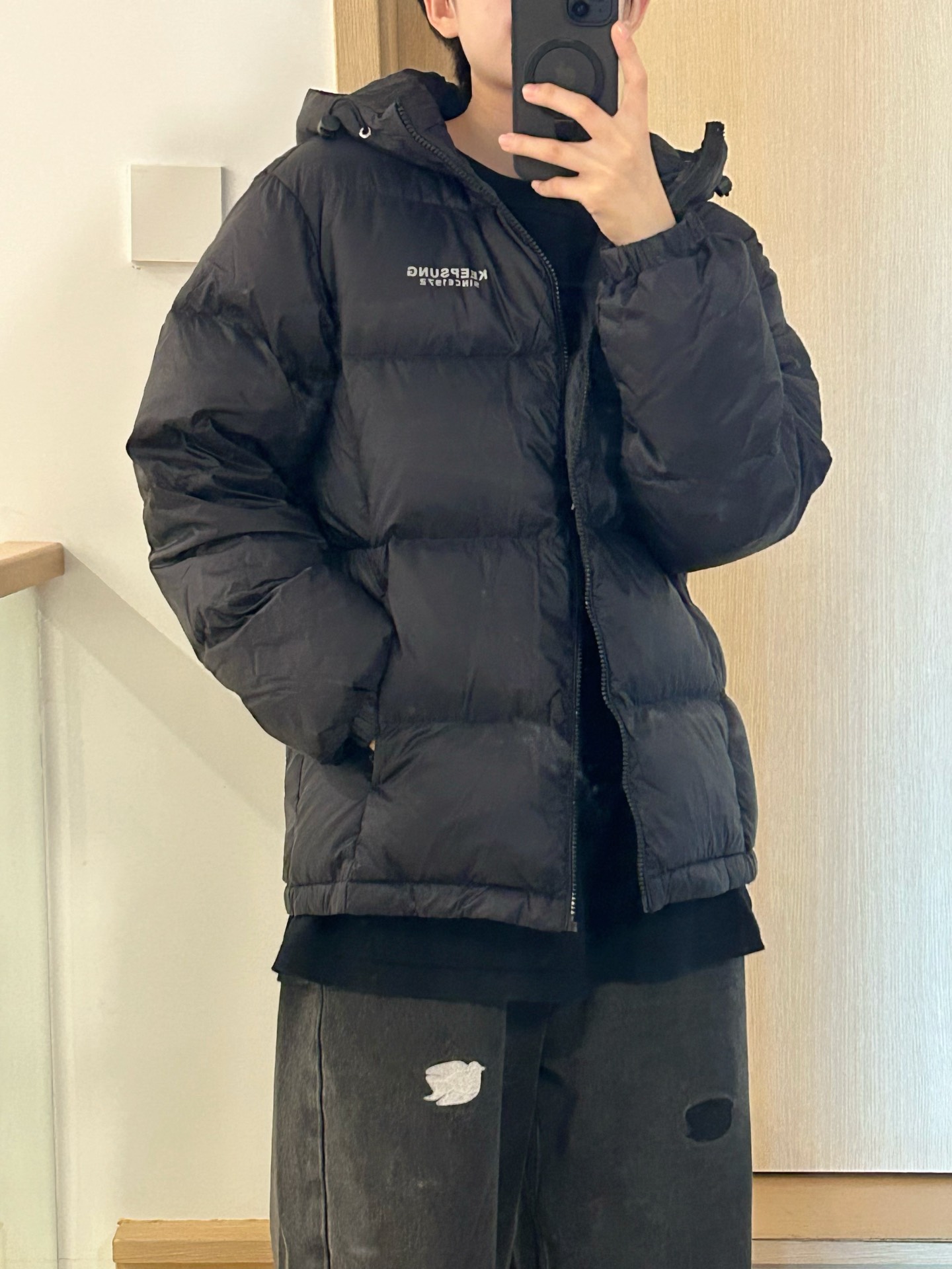 许凯同款羽绒服！少年感穿搭get✔️