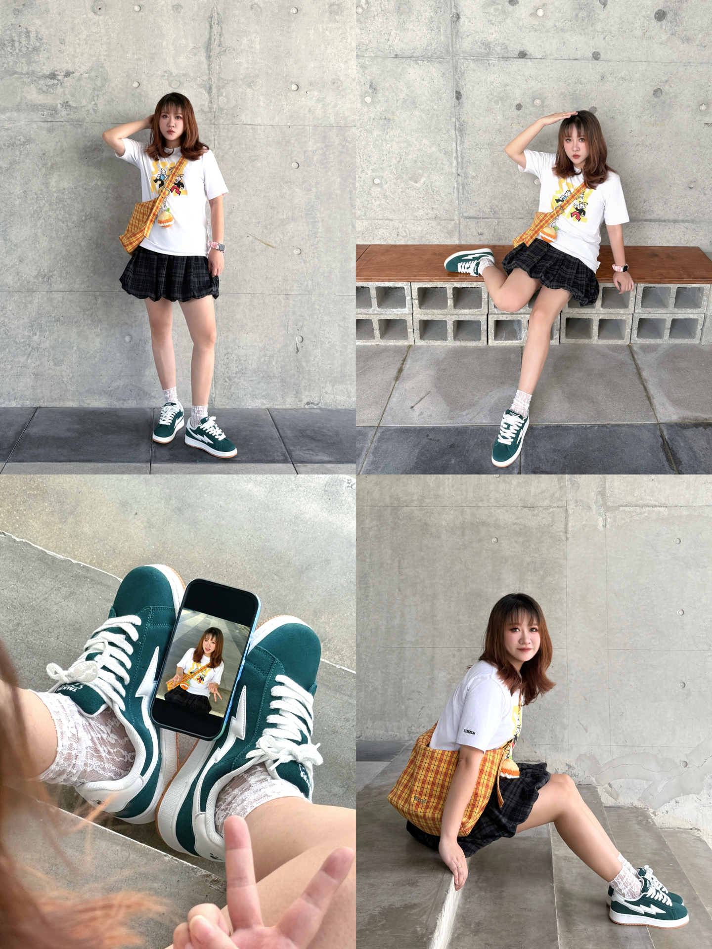 板鞋控DNA觉醒👟💚创意园区偶遇の色彩魔法･ﾟ