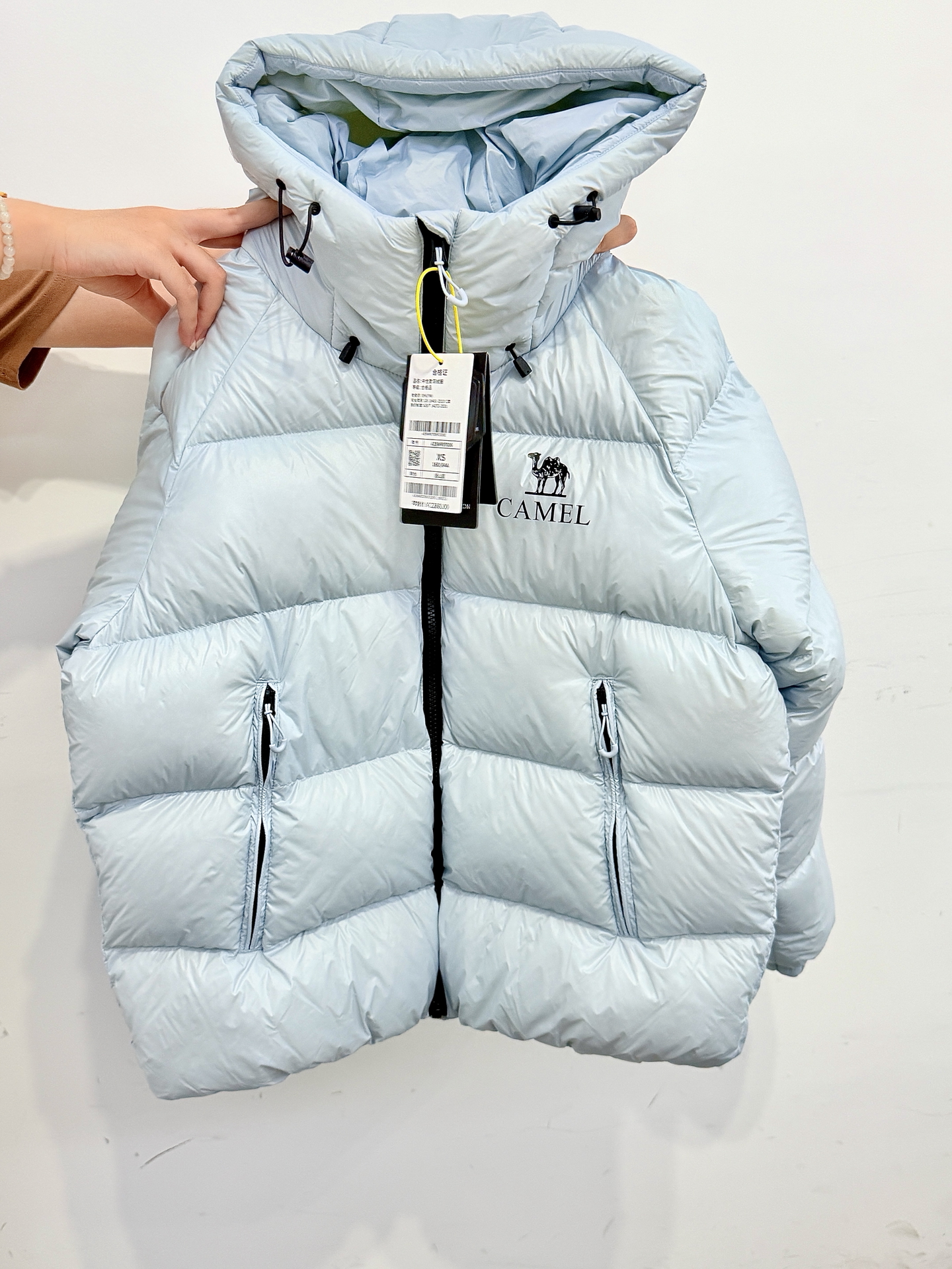 反季入这蓝羽绒服 盼冬啦❄️