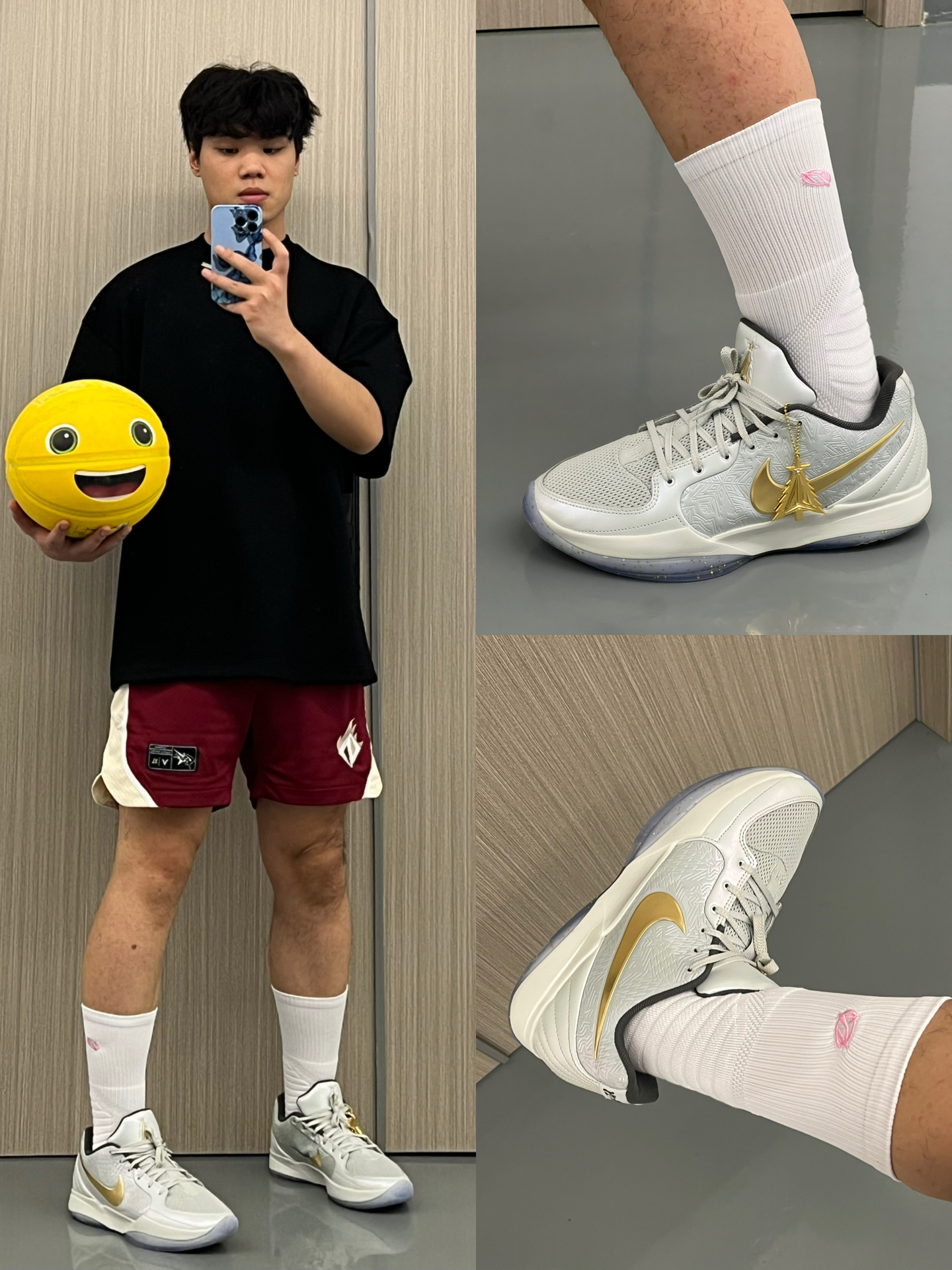 篮球场上这样穿回头率真的低不了⁉️
