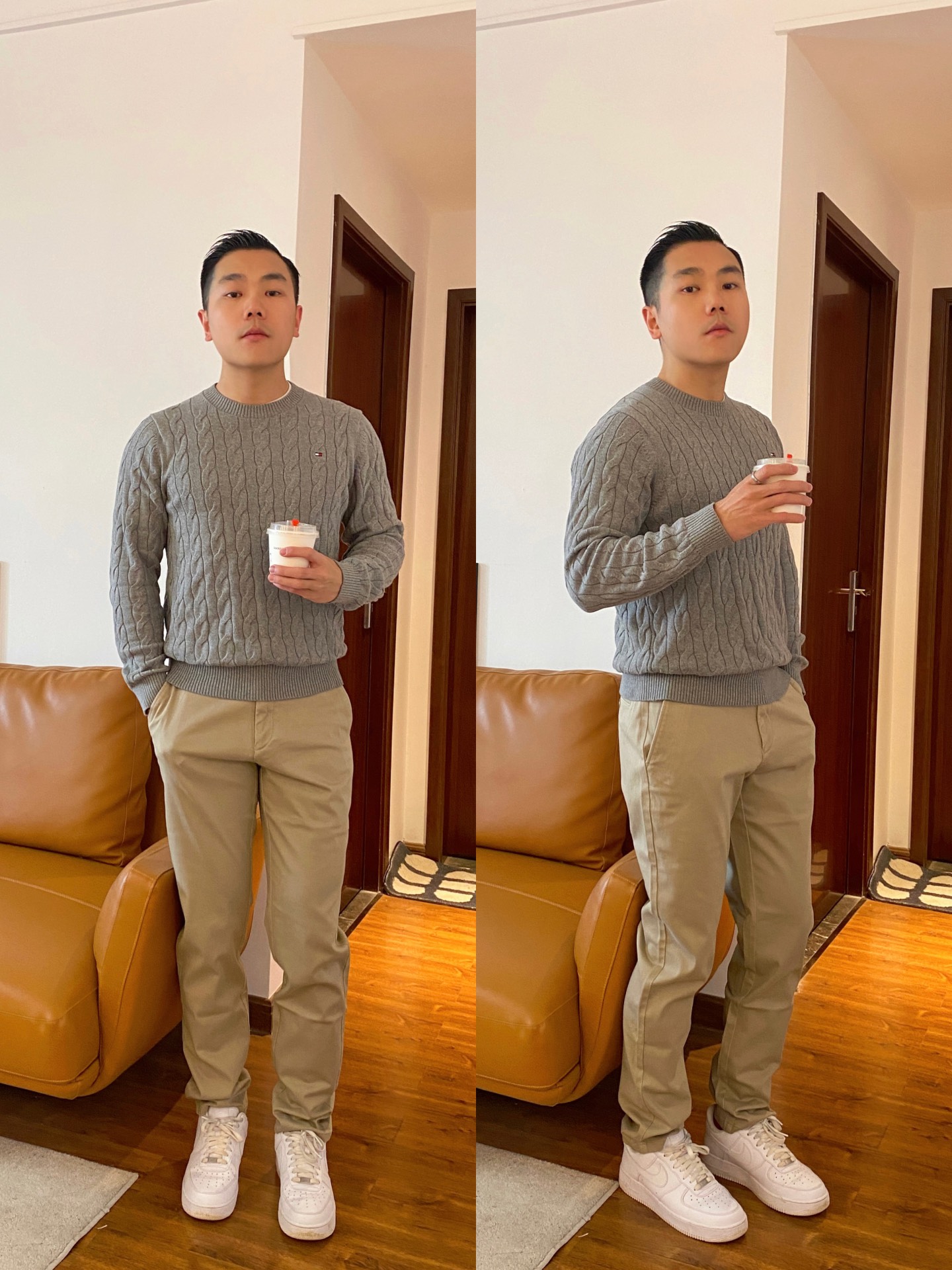 浅色系休闲风穿搭分享👔
