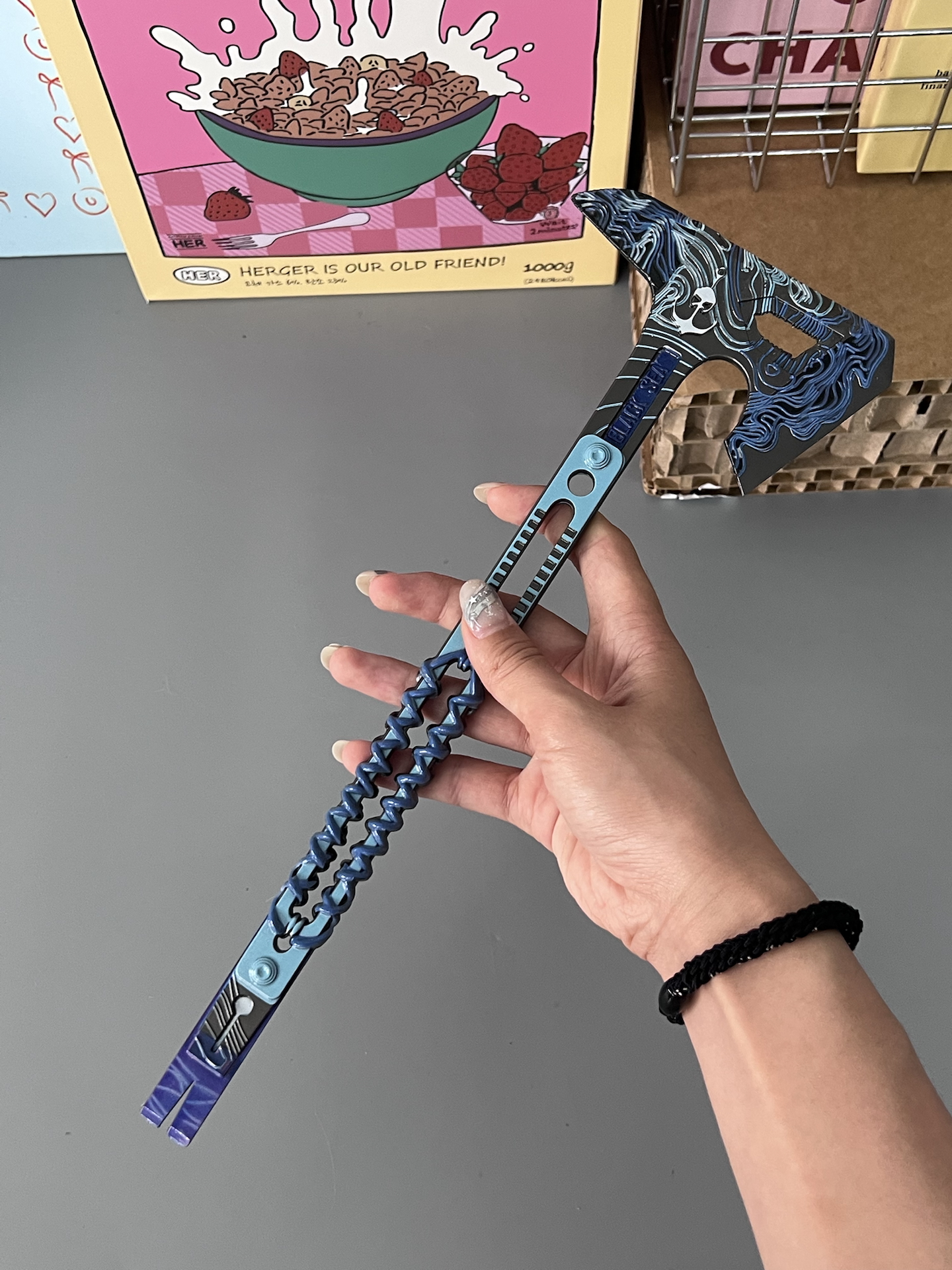战术斧模型太酷啦🪓