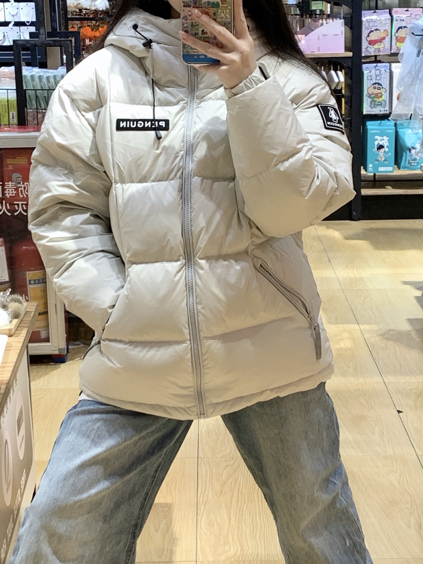 冰川灰羽绒服，少年感拿捏🤌