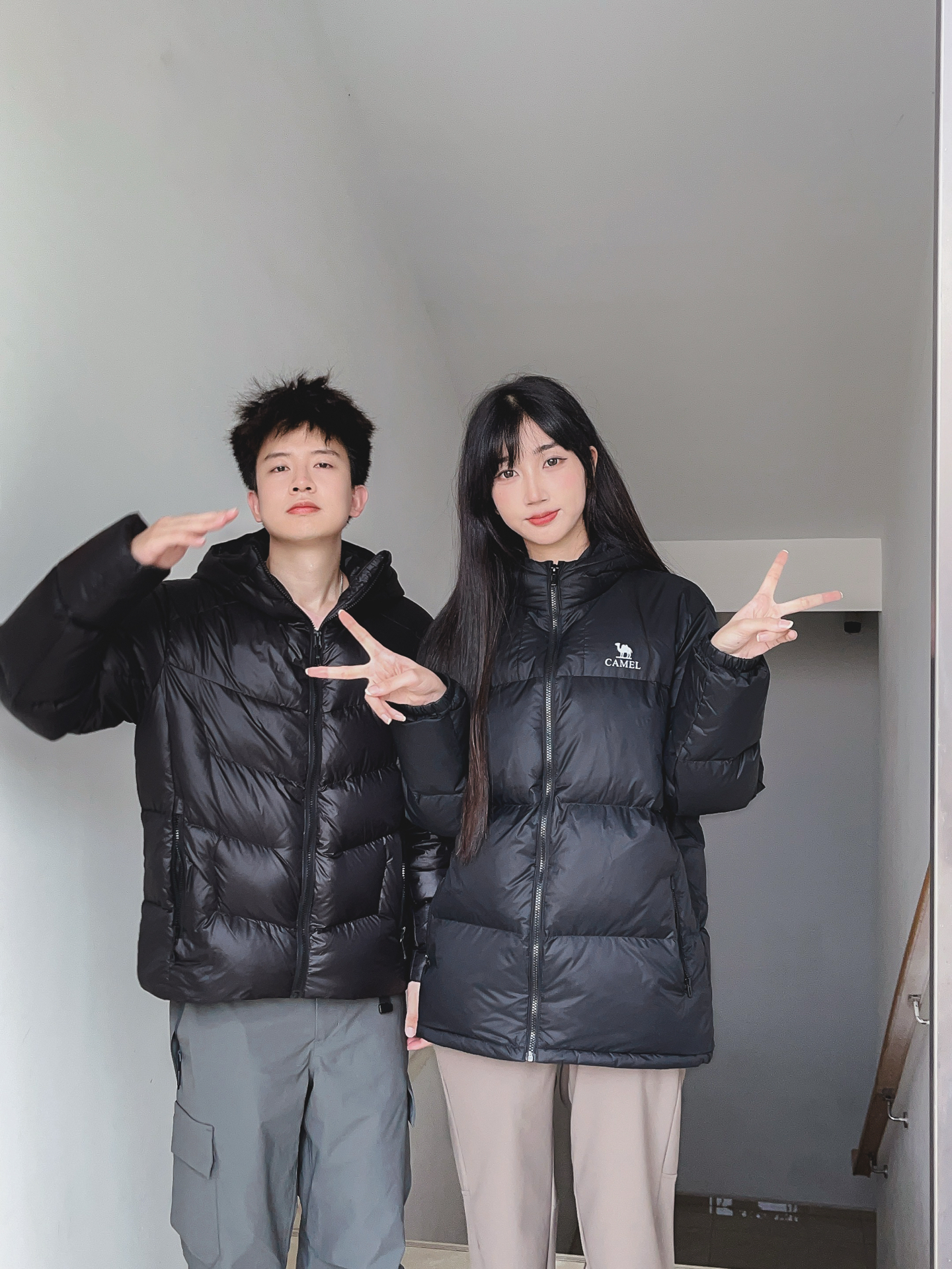 情侣这样穿，保暖又高级谁懂！