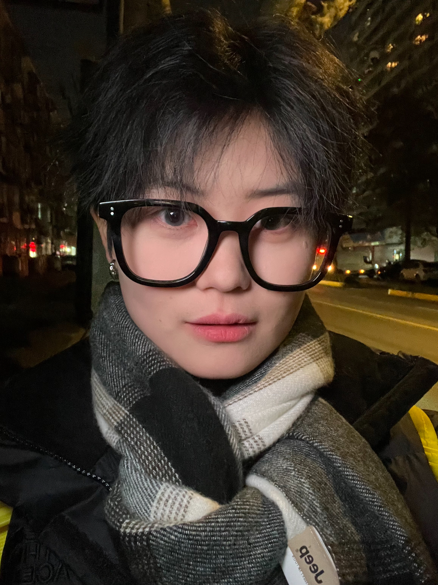 秋冬氛围感靠这条围脖撑住了