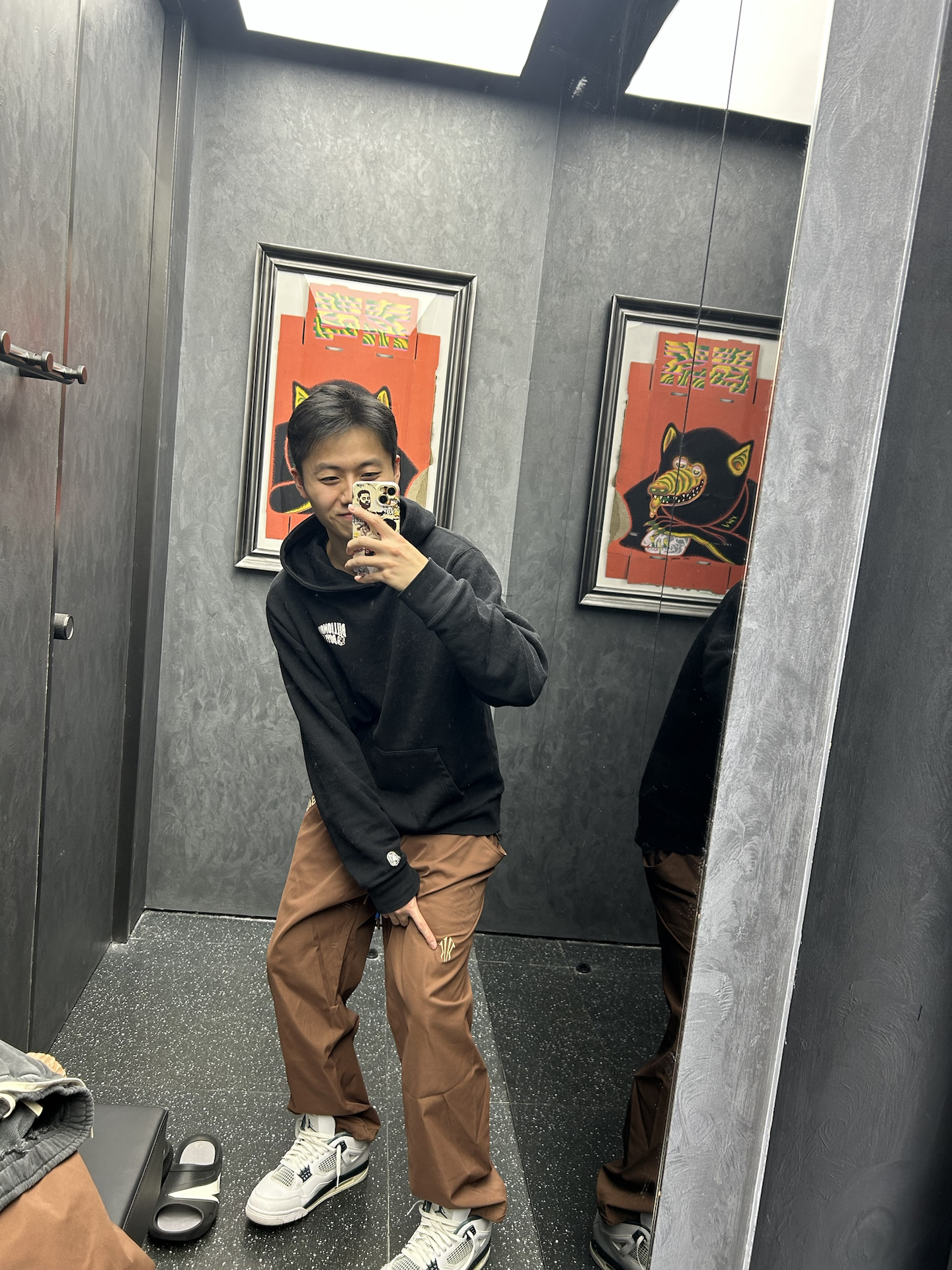搭AJ4绝了！这条裤子我能穿三季👖