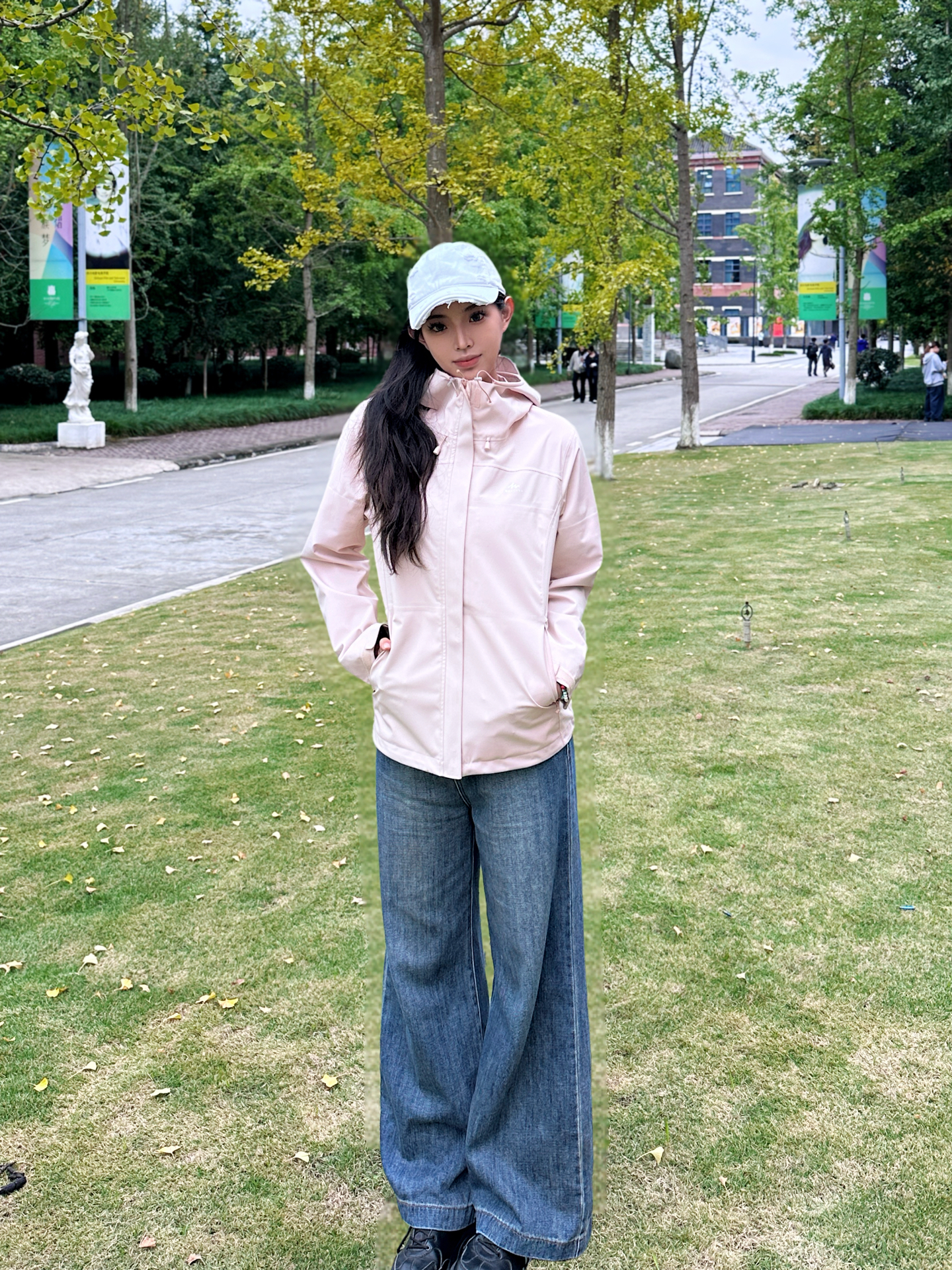 校园风冲锋衣穿搭，活力感拉满🎀