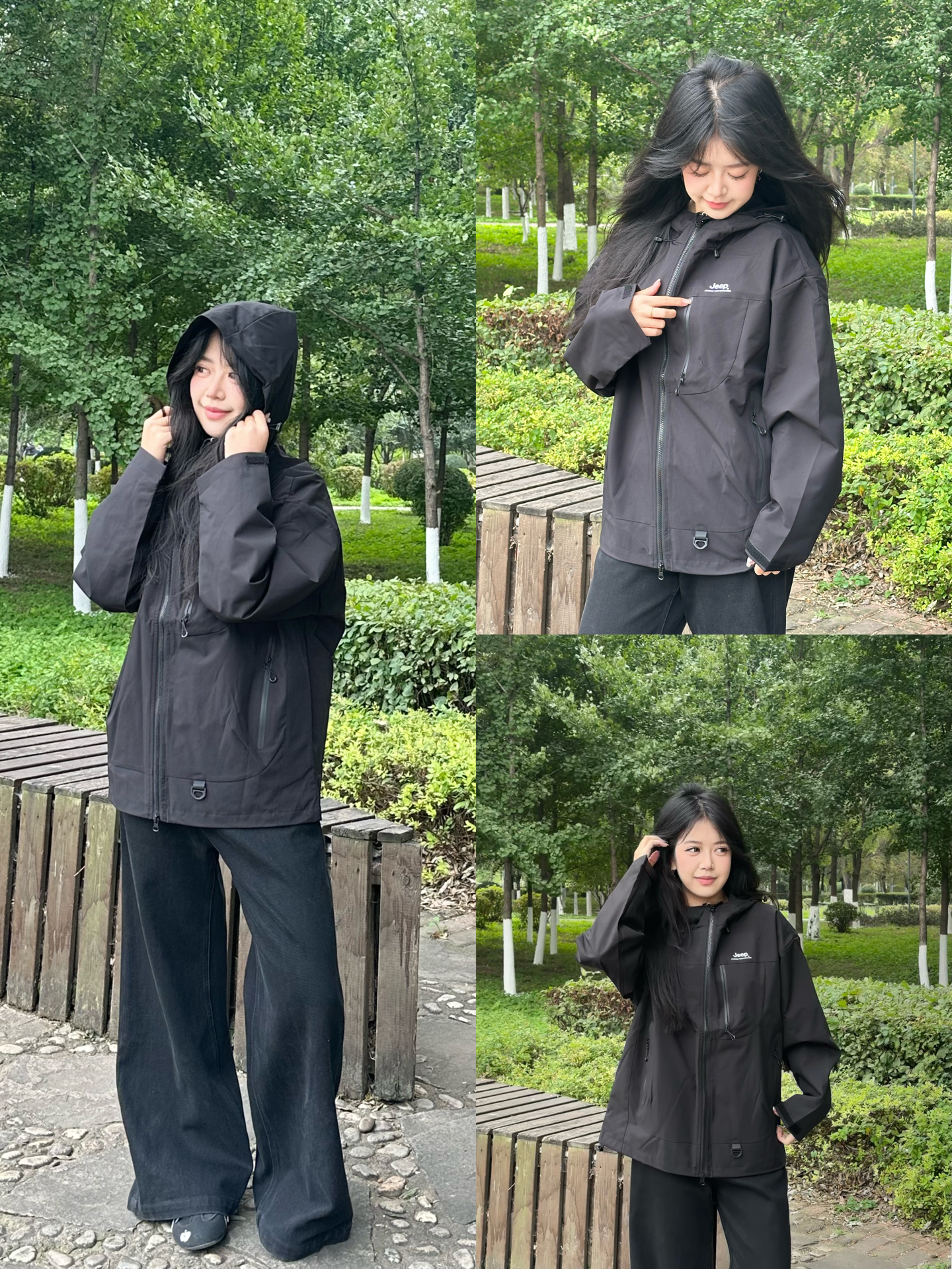 小个子爱住！Jeep冲锋衣太好穿🥾