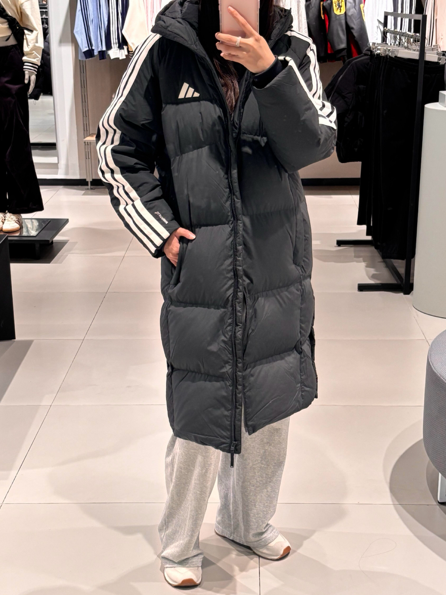 去年买的长款冬衣，今年还爱穿🥰