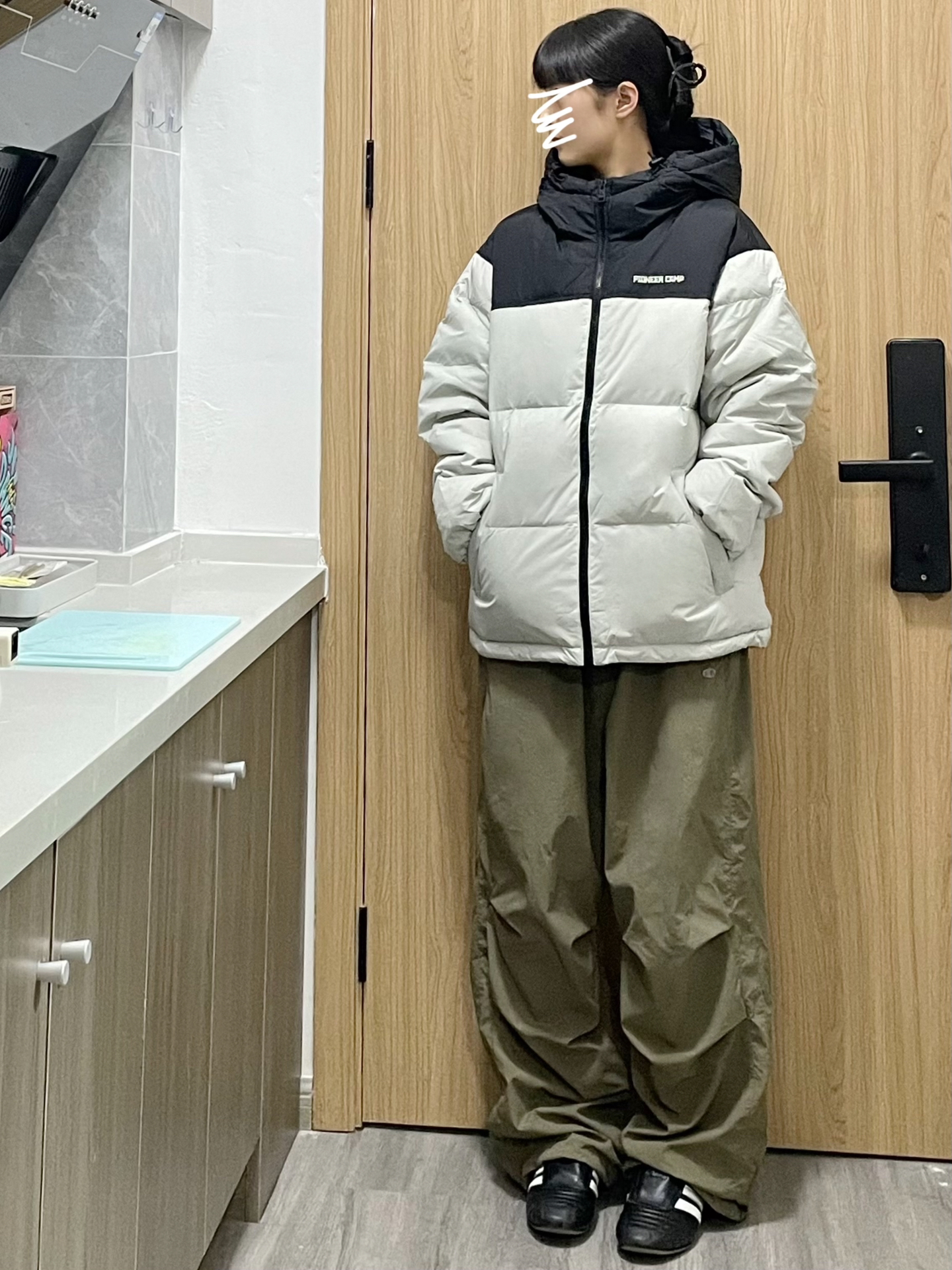 怕冷星人秋冬爱穿的拼接羽绒服🤩