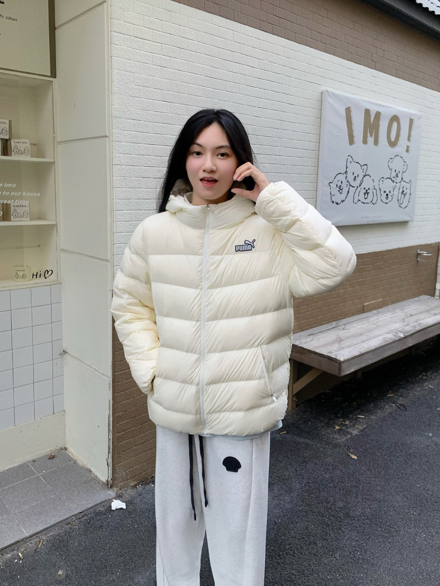 成人穿童装？PUMA羽绒服意外好搭🤩