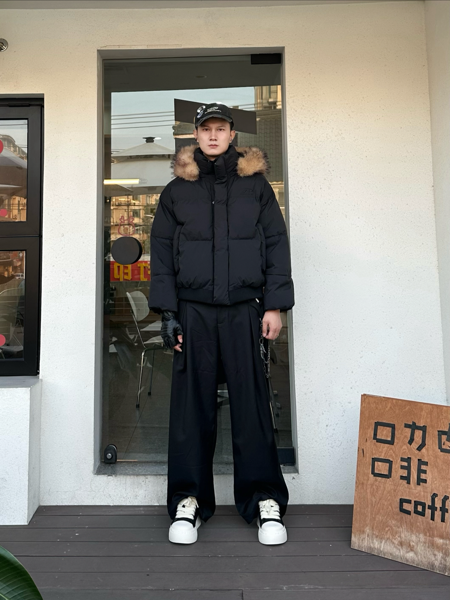 美式街头风羽绒服太炸了