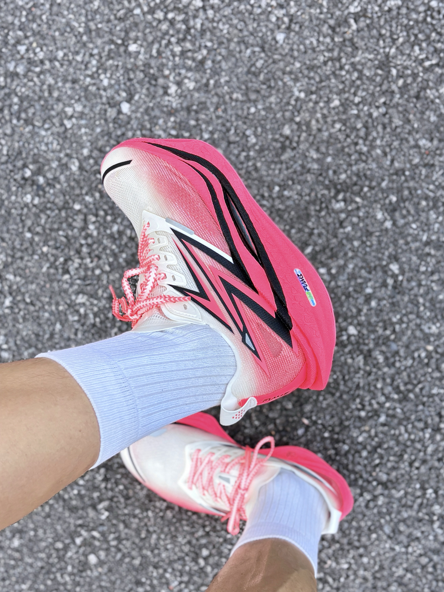 粉渐变跑鞋让我跑步都更带劲啦🏃‍♀️